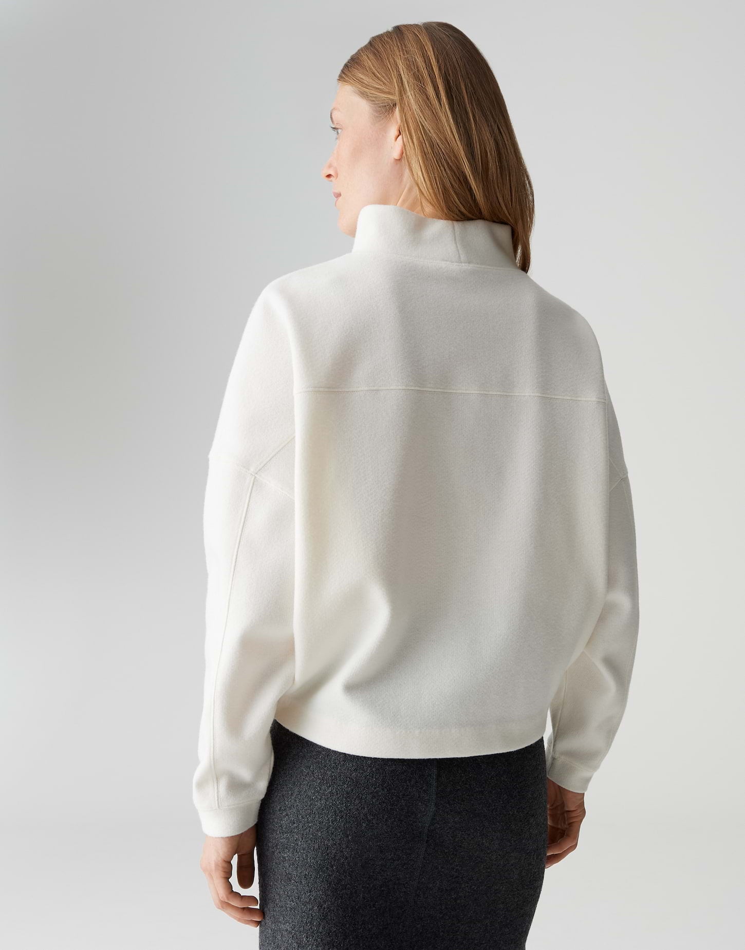 Opus Damen Sweatshirts Soft Cream