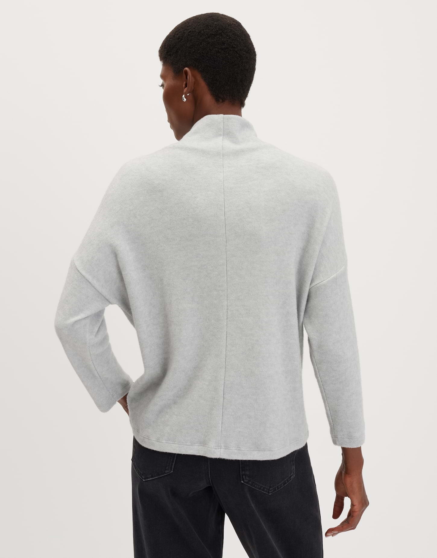 Someday Damen T-Shirts Hazy Fog Melang