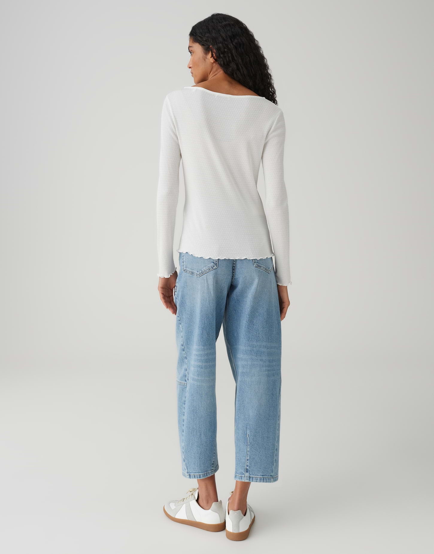 Opus Damen T-Shirts Milk