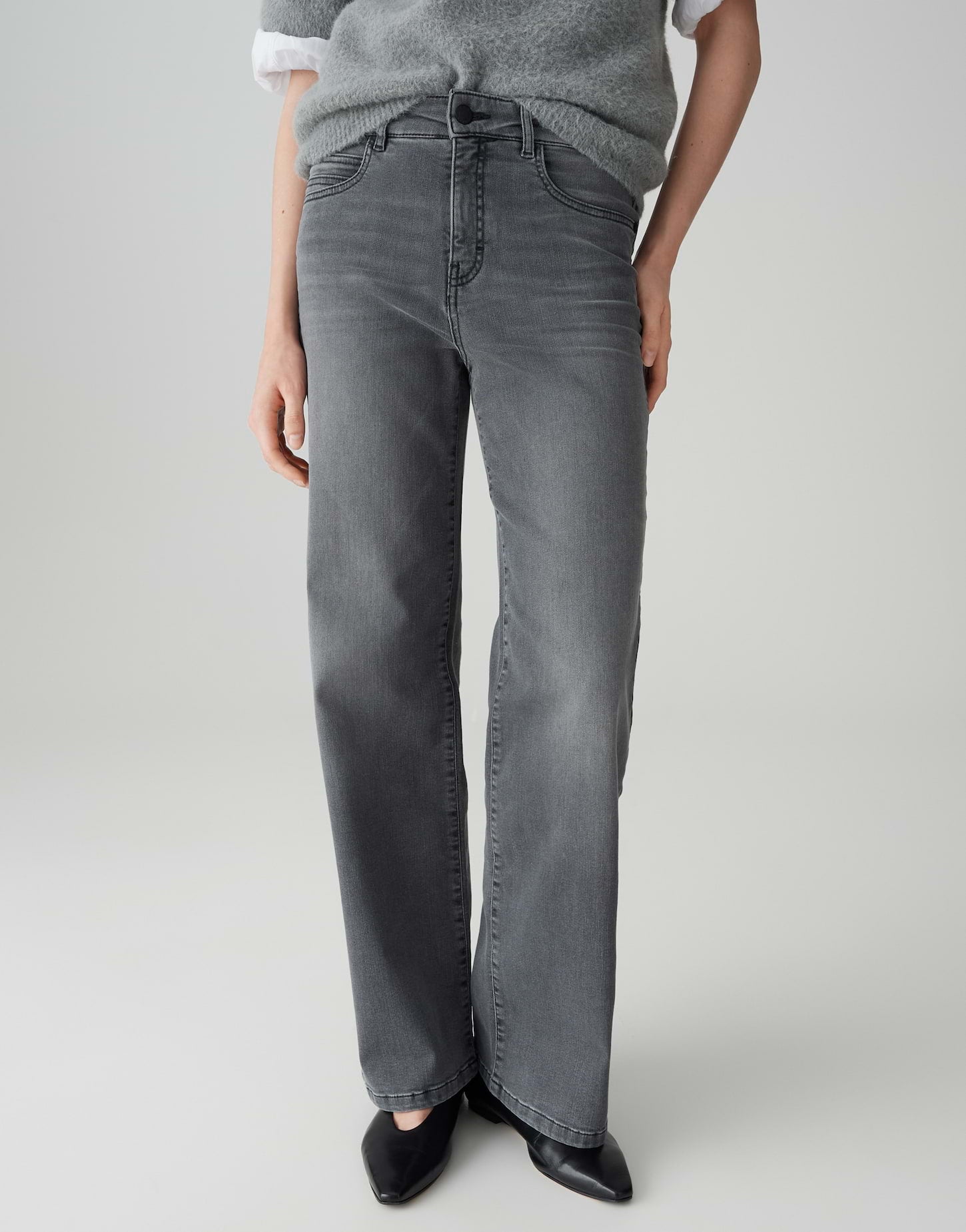 Opus Pants Damen Jeans Mid Carbo