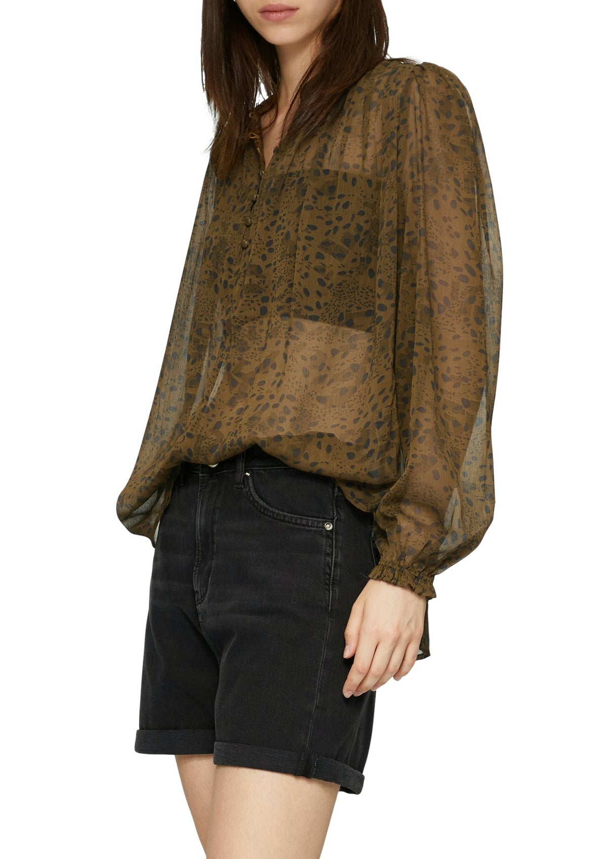 QS by S.Oliver Damen Blusen A Green