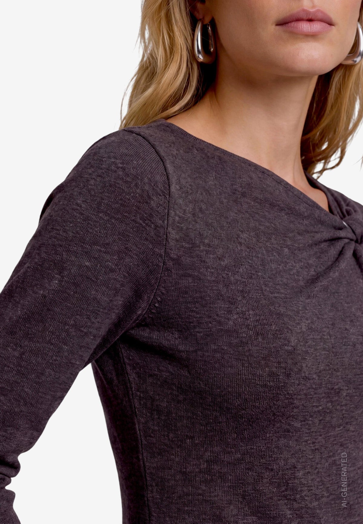 Zero Damen T-Shirts Anthracite Mela