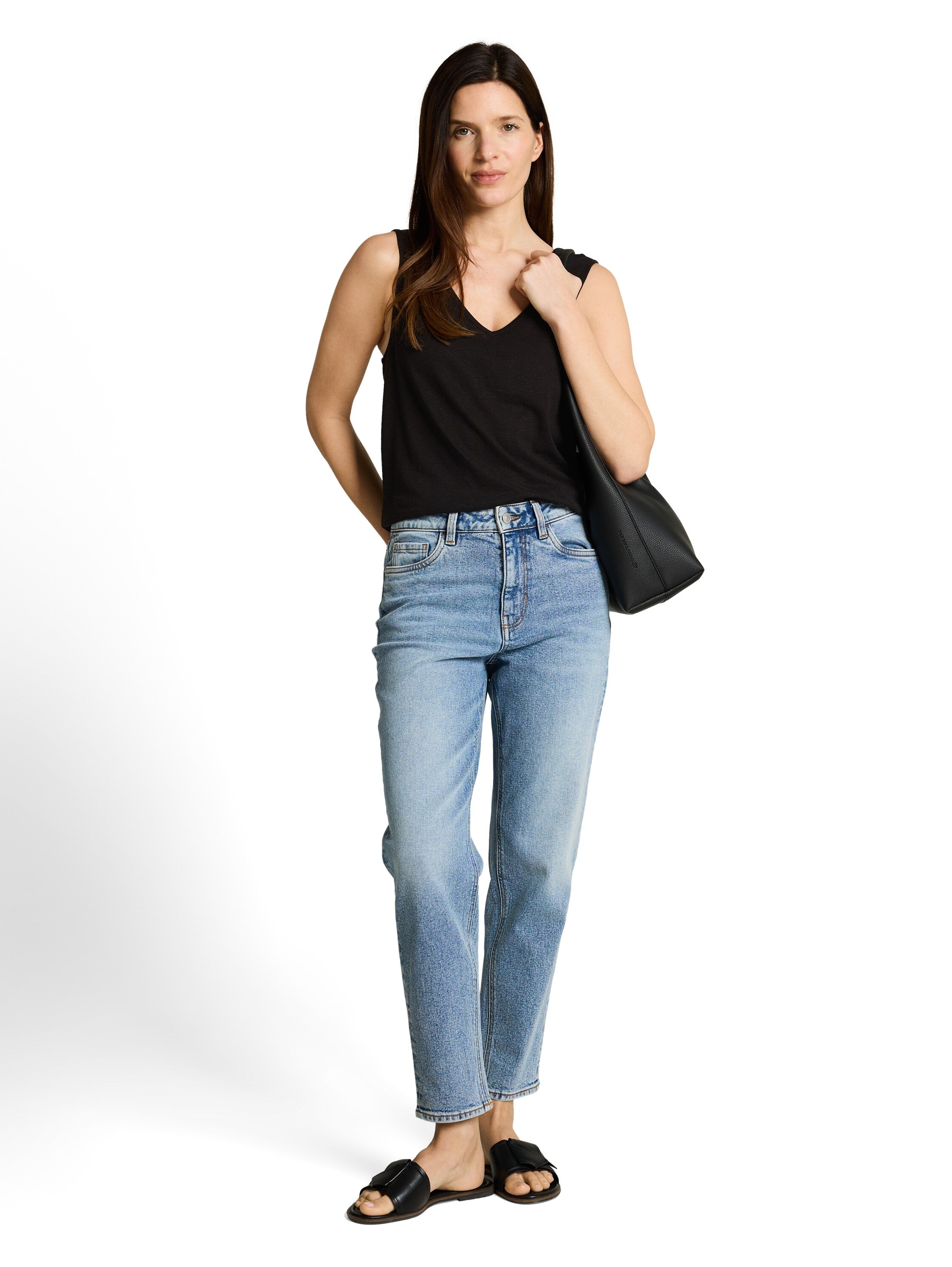 Tom Tailor Damen T-Shirts Deep Black
