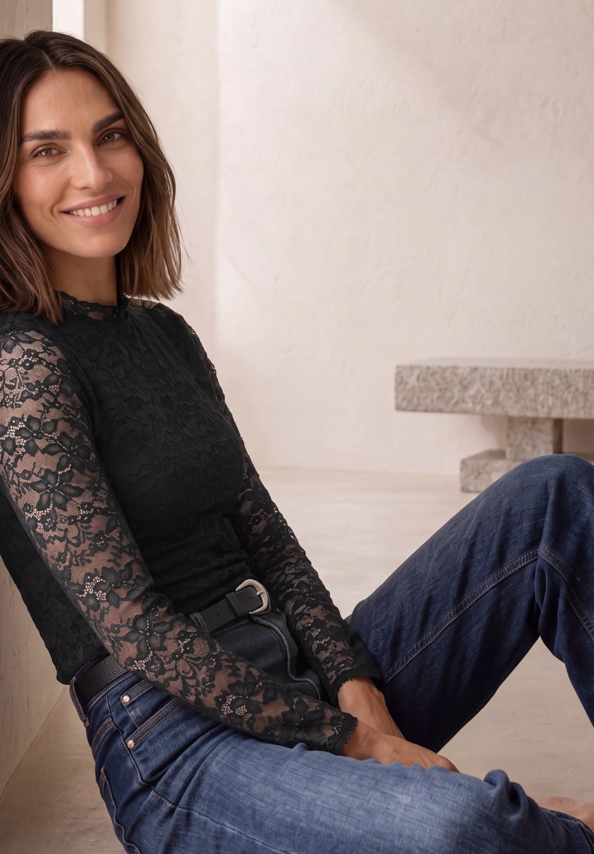 Street One Damen T-Shirts  Black
