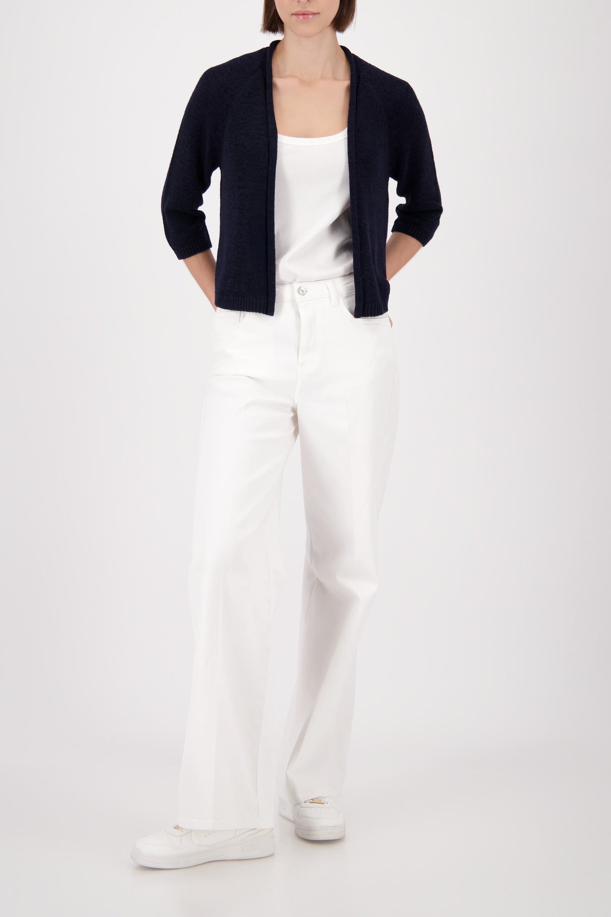 Monari Damen Strickjacken Marine