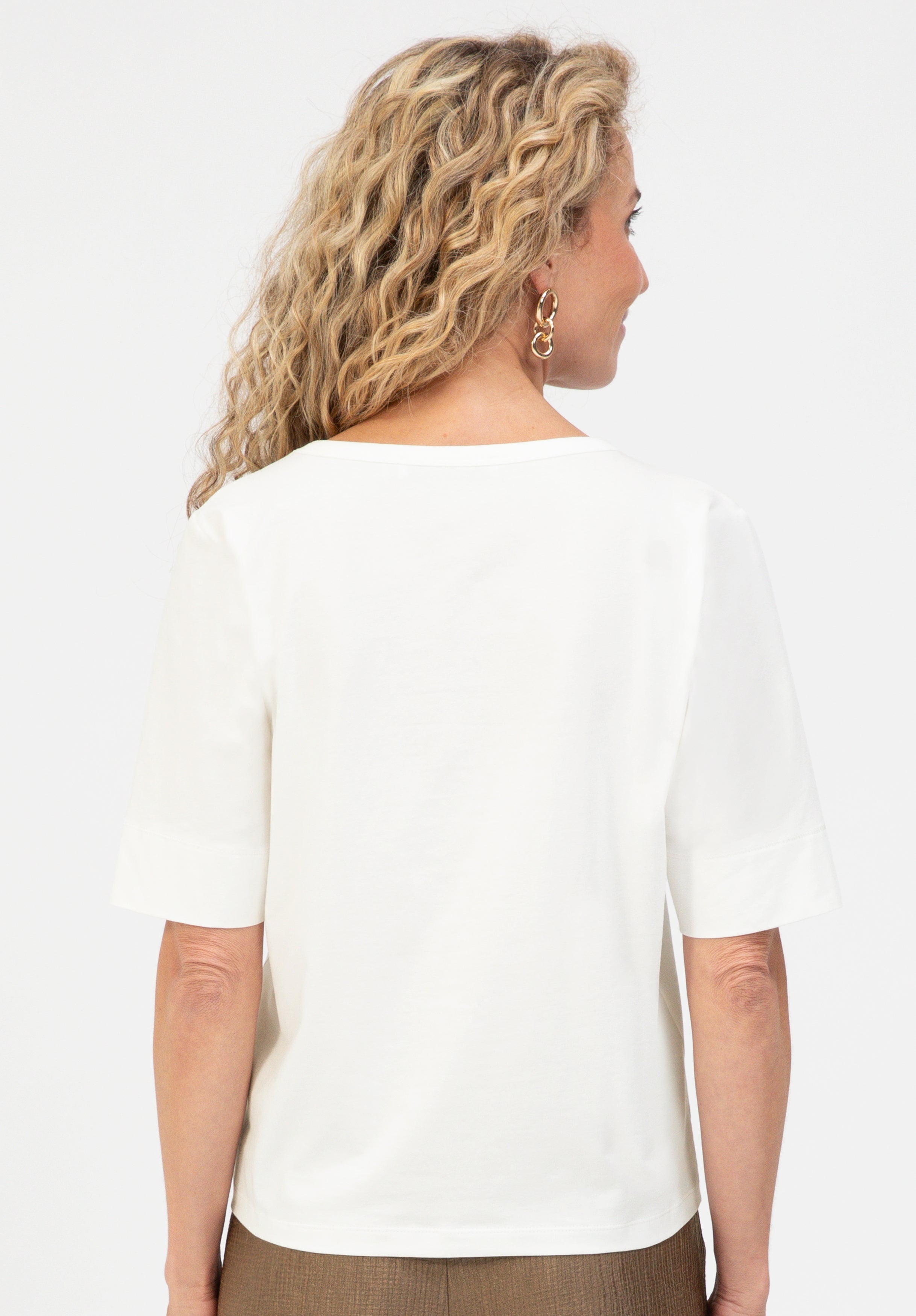 Bianca Damen T-Shirts Cream