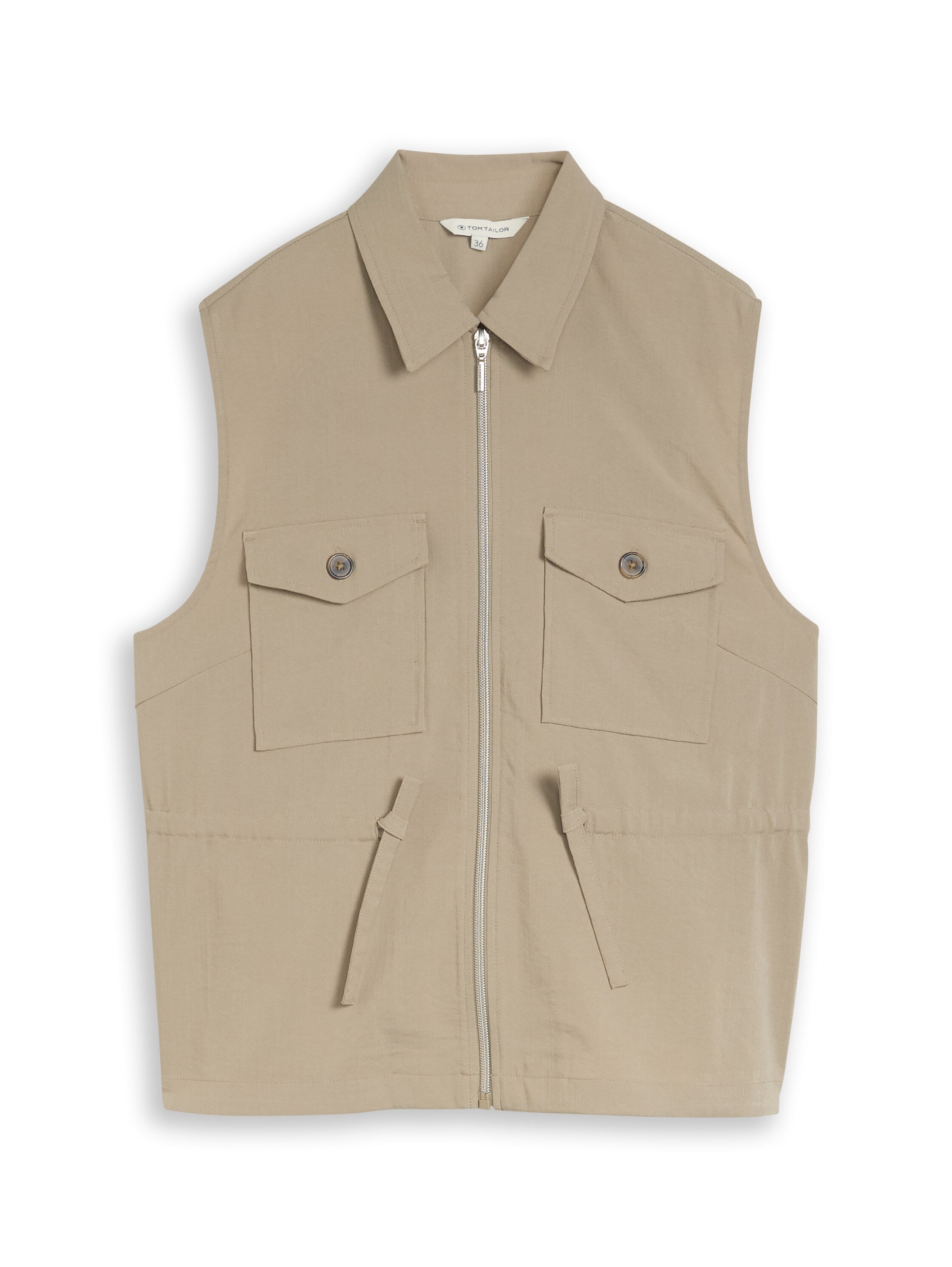 Tom Tailor Damen Blazer Silver Olive