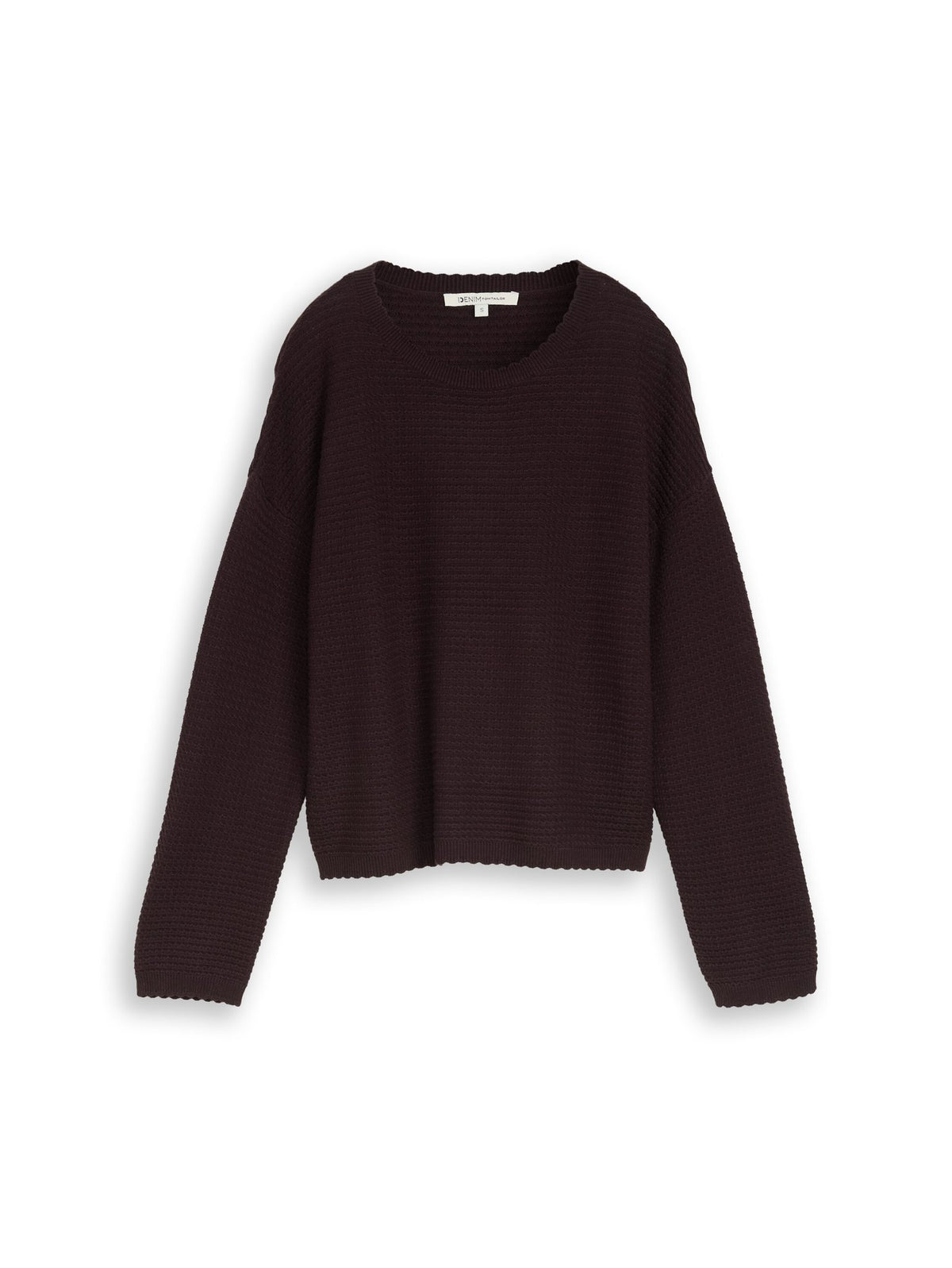 Tom Tailor denim Damen Pullover Dark Plum