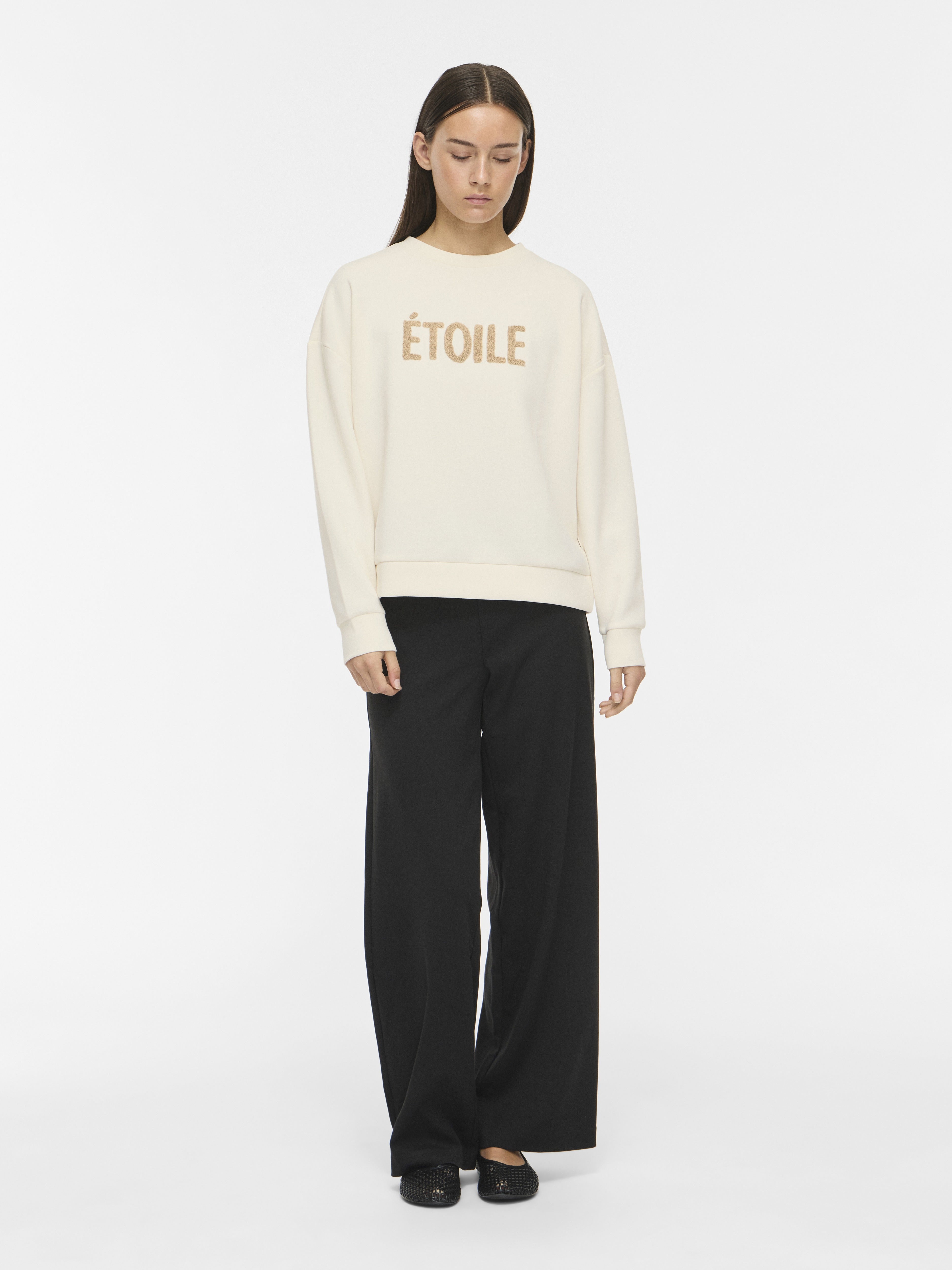 Vila Damen Sweatshirts Birch/Nomad