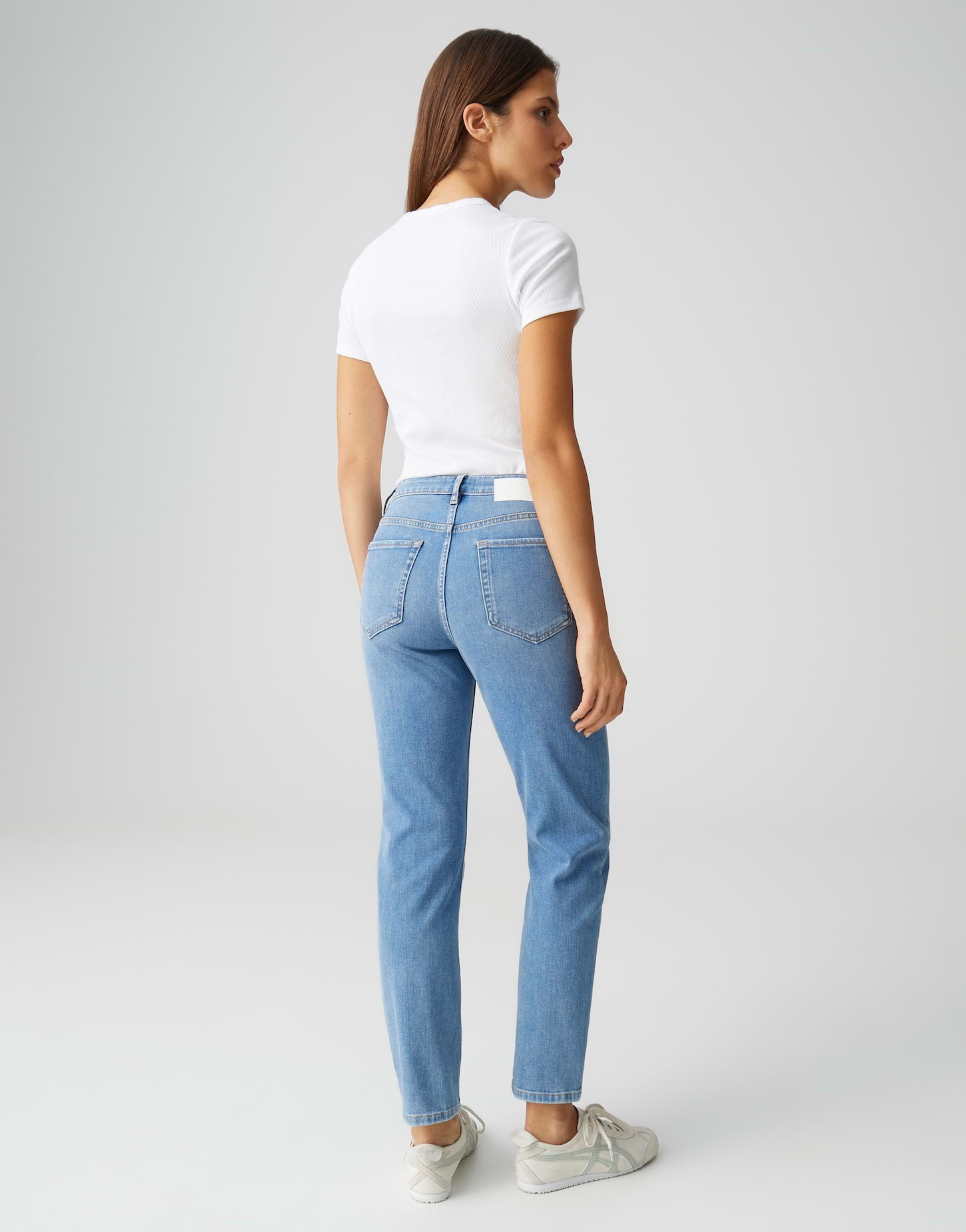 Opus Damen Jeans Ocean Blue Wash