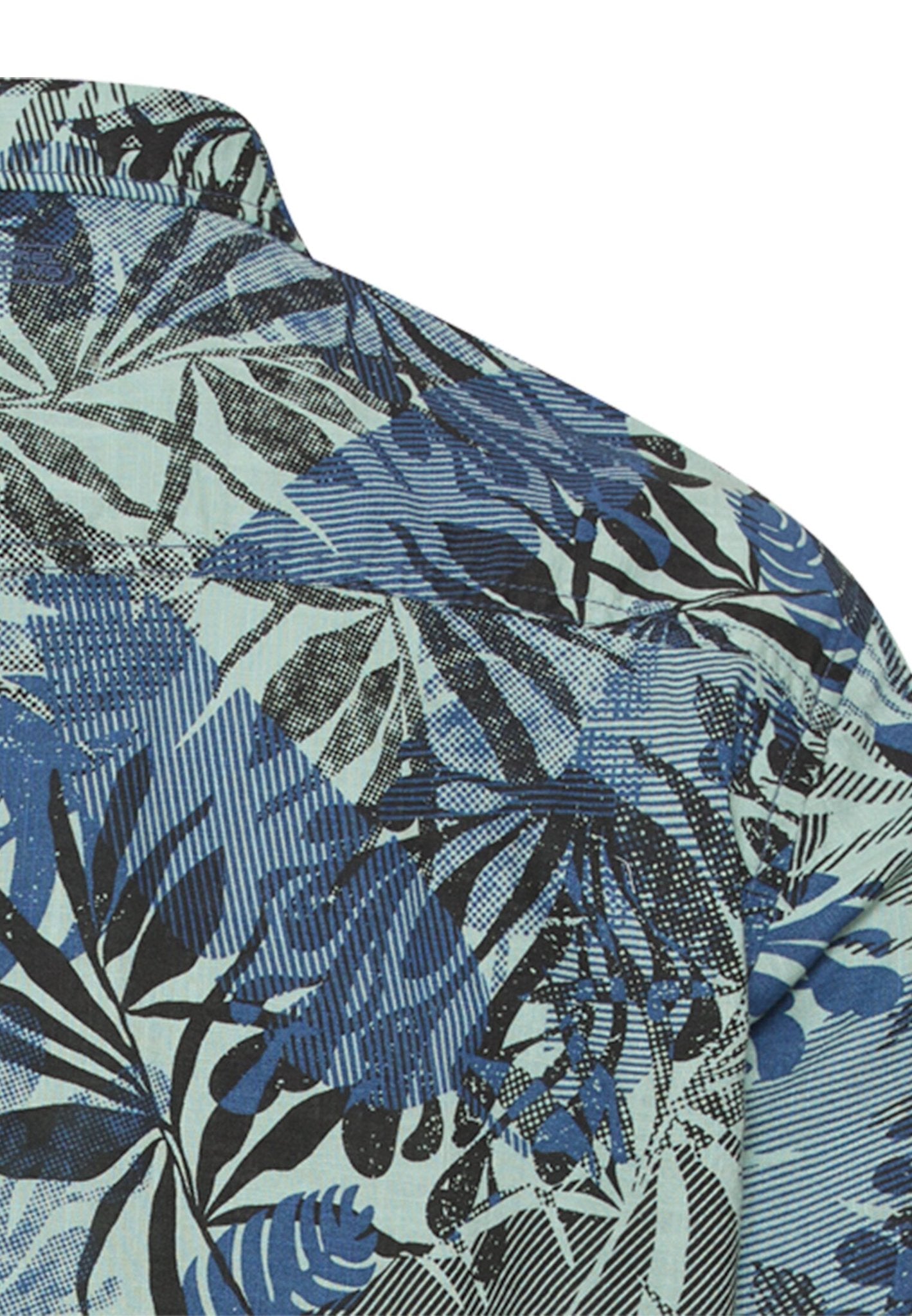 Camel active Herren Hemden kurz  Indigo Blue