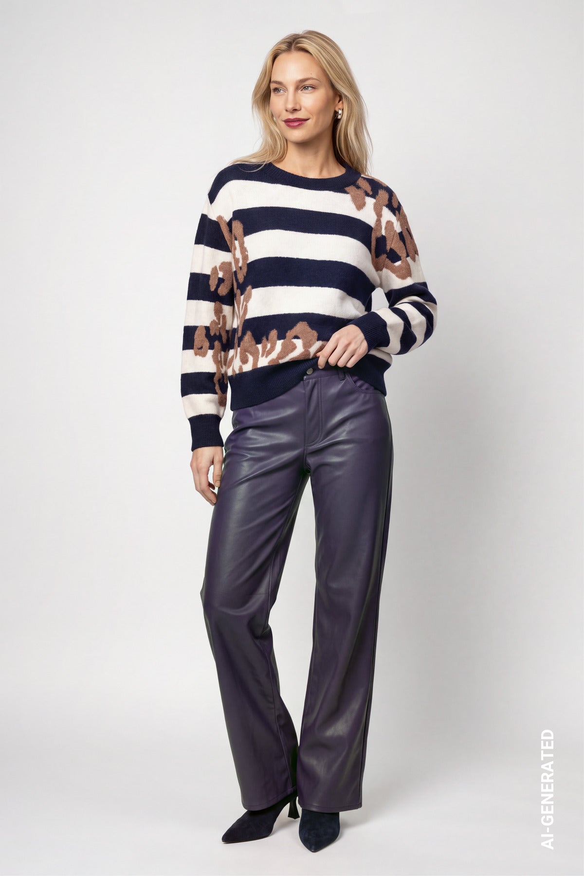 Monari Damen Pullover  Dark Blue G