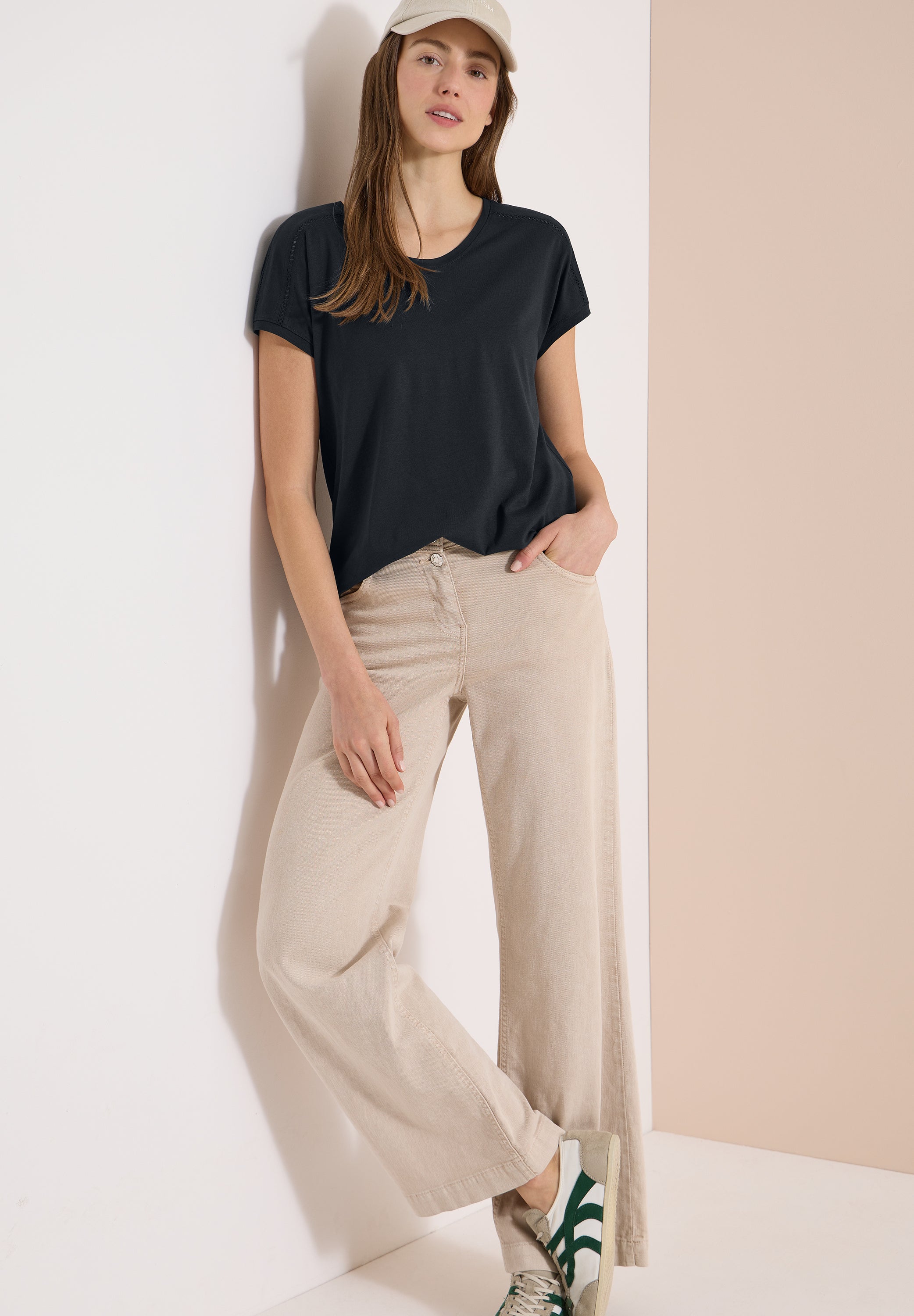 Cecil Damen T-Shirts Palm Bree
