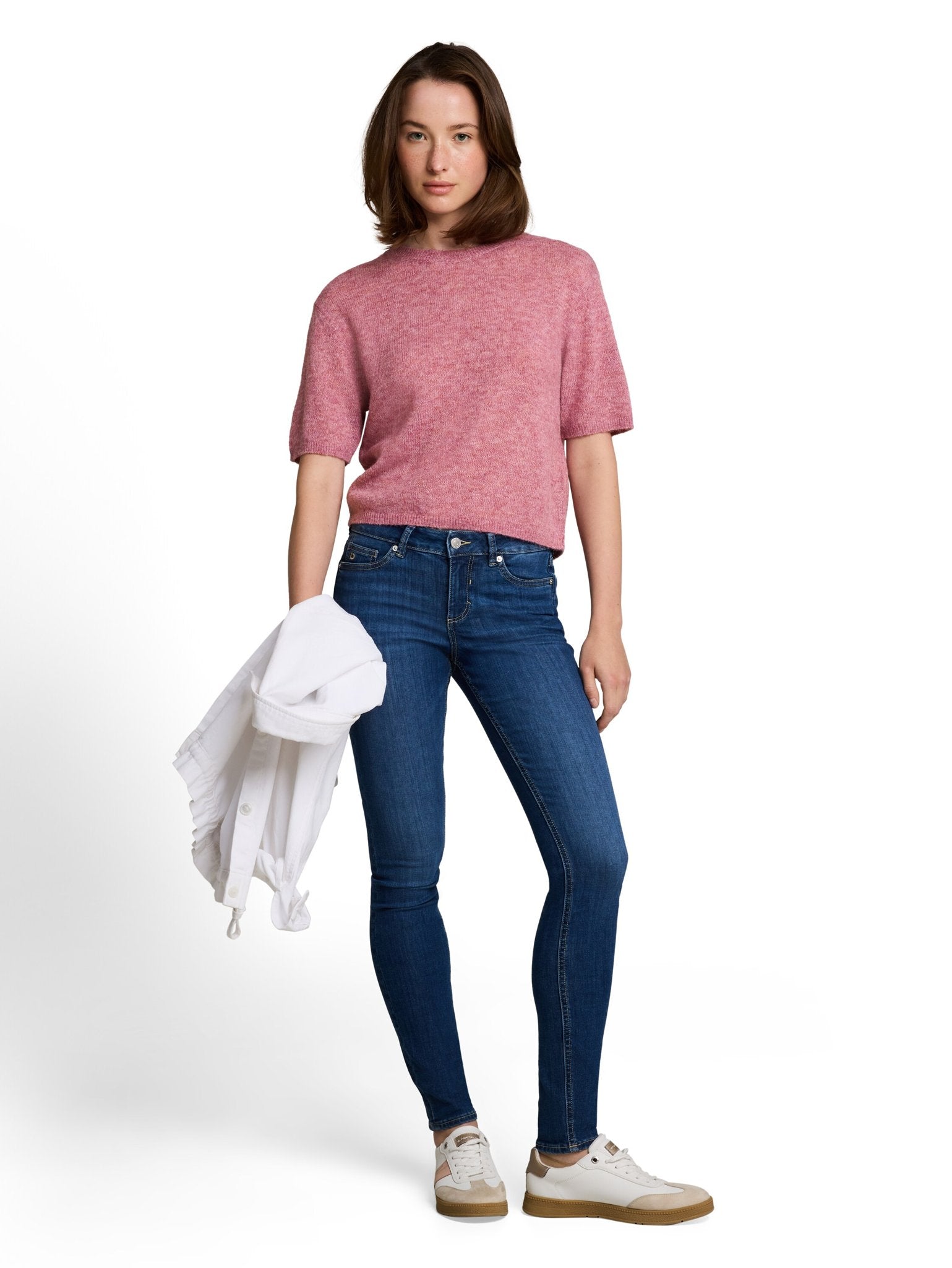 Tom Tailor denim Damen Pullover Dusty Berry Mel