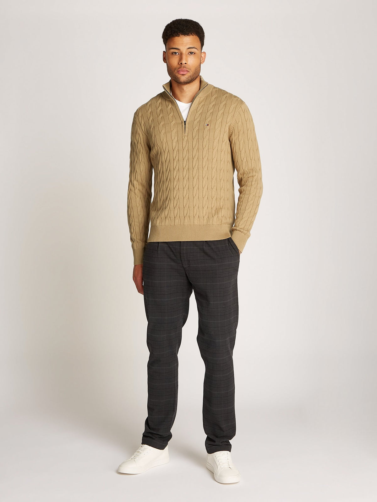 Tommy Hilfiger Herren Pullover Rbc Khaki