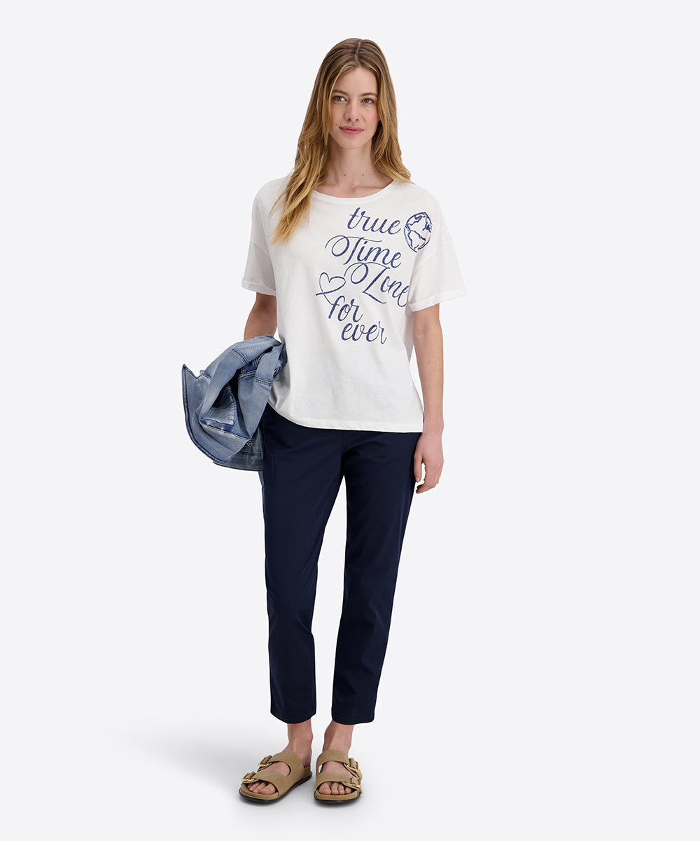 Timezone Damen T-Shirts  Pure Whit