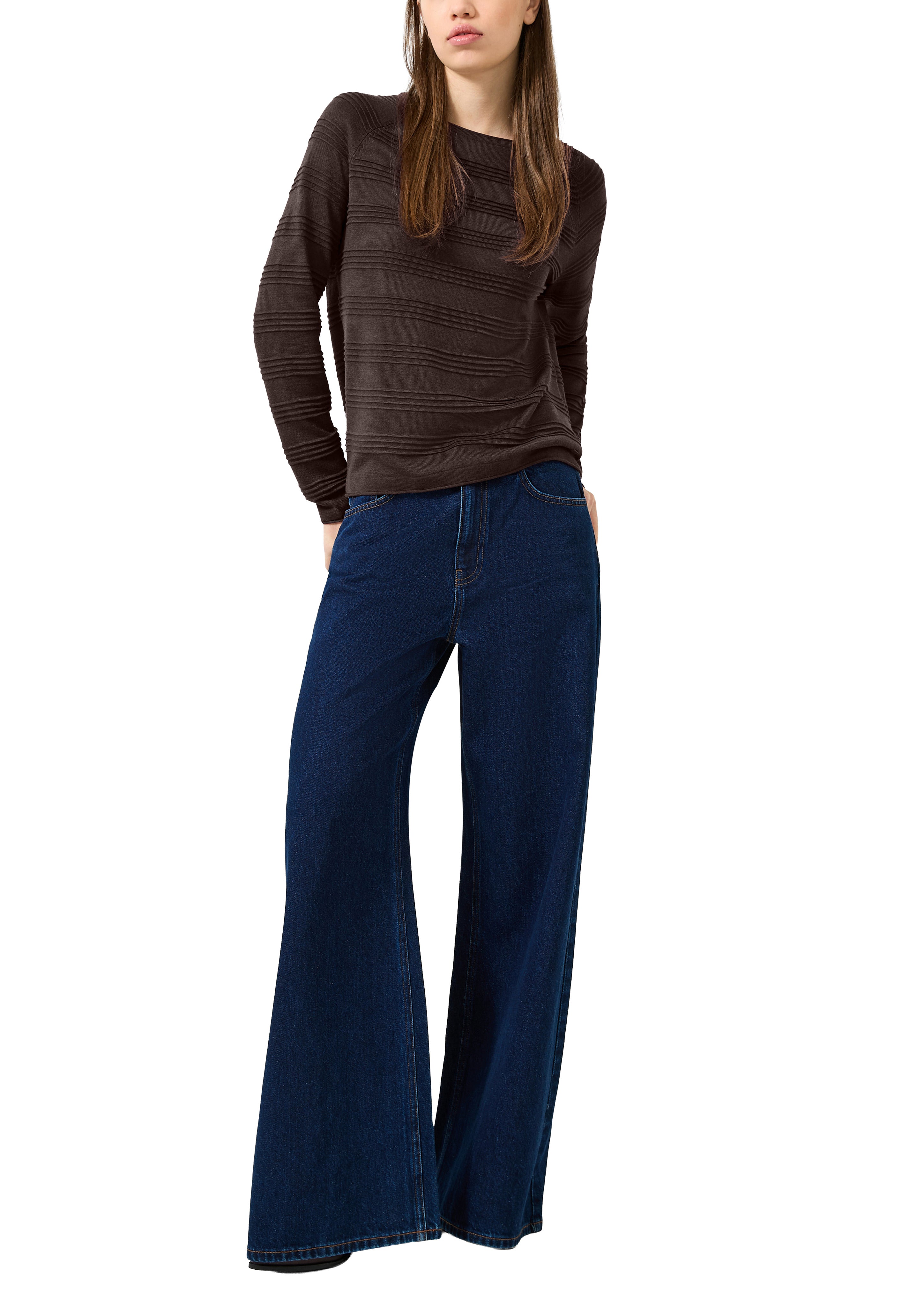 QS by S.Oliver Damen Pullover W Brown