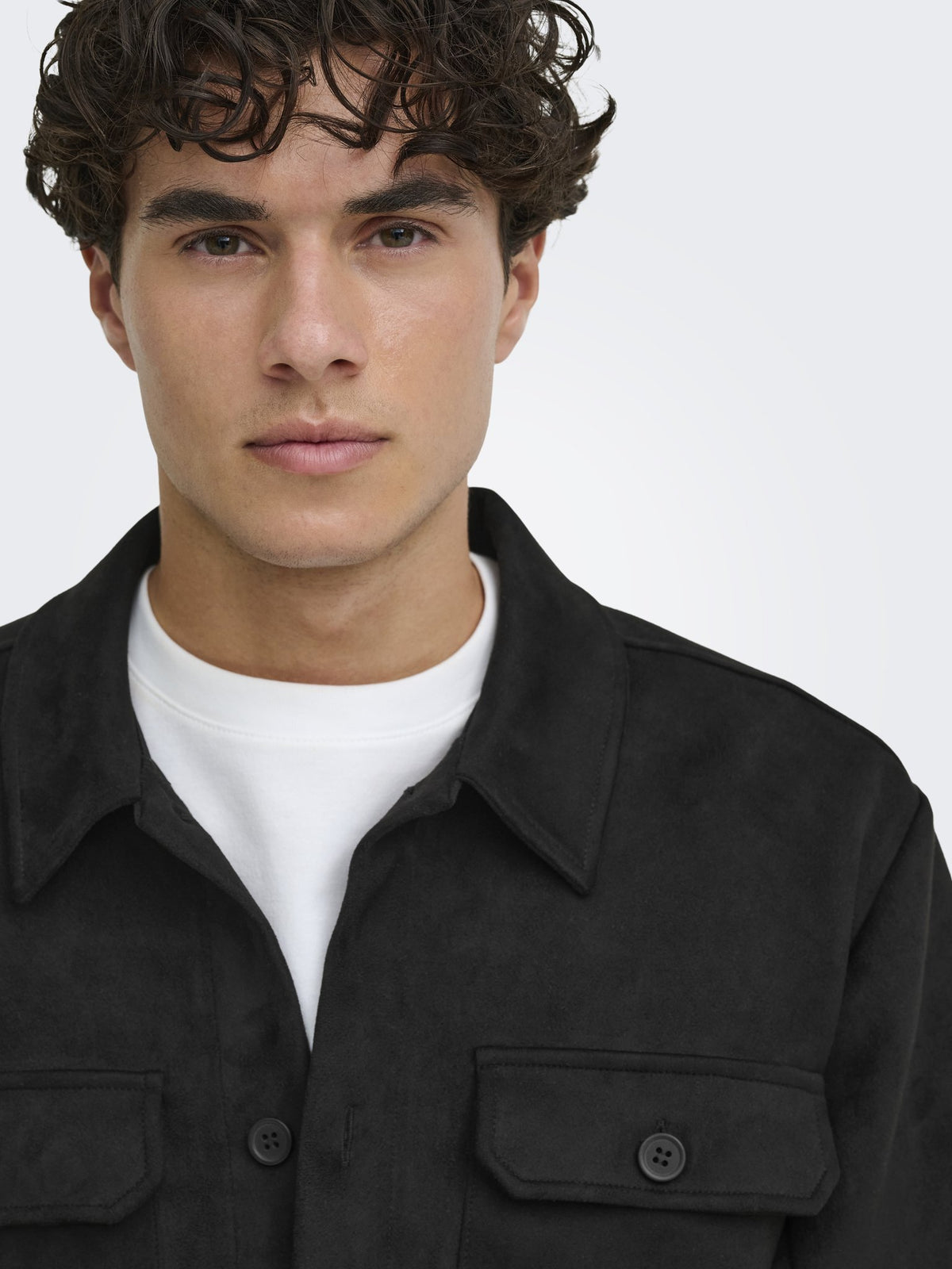 Only & Sons Herren Hemden lang Black