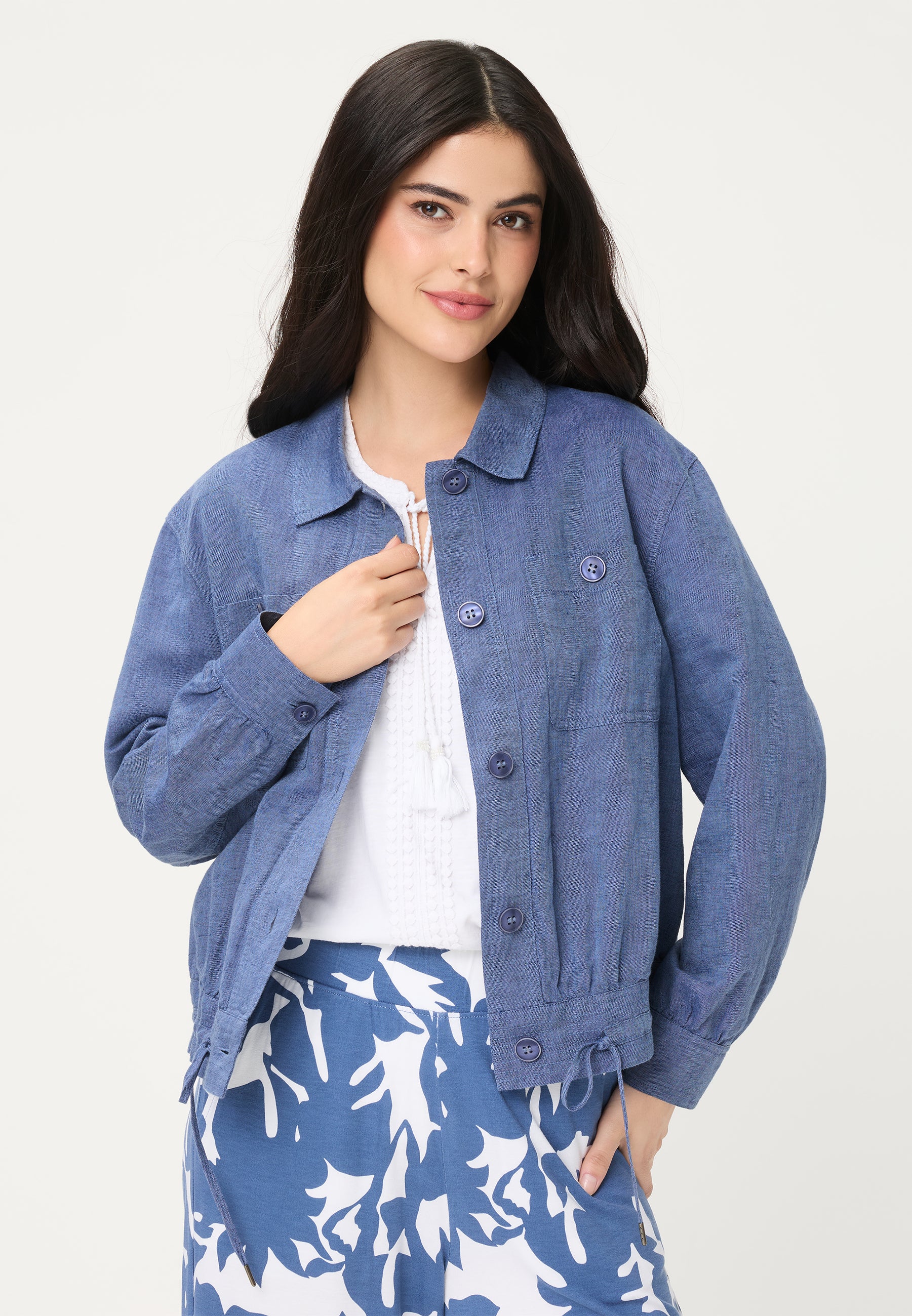 Olsen Damen Jacken  Indigo De