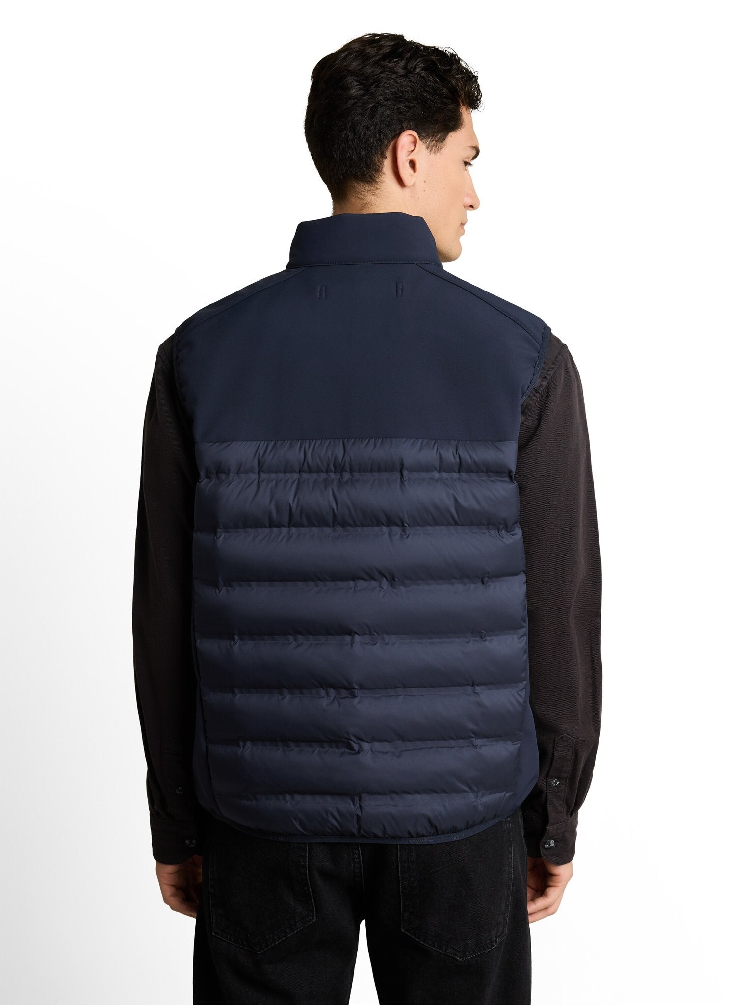 Tom Tailor denim Herren Westen Sky Captain Blu