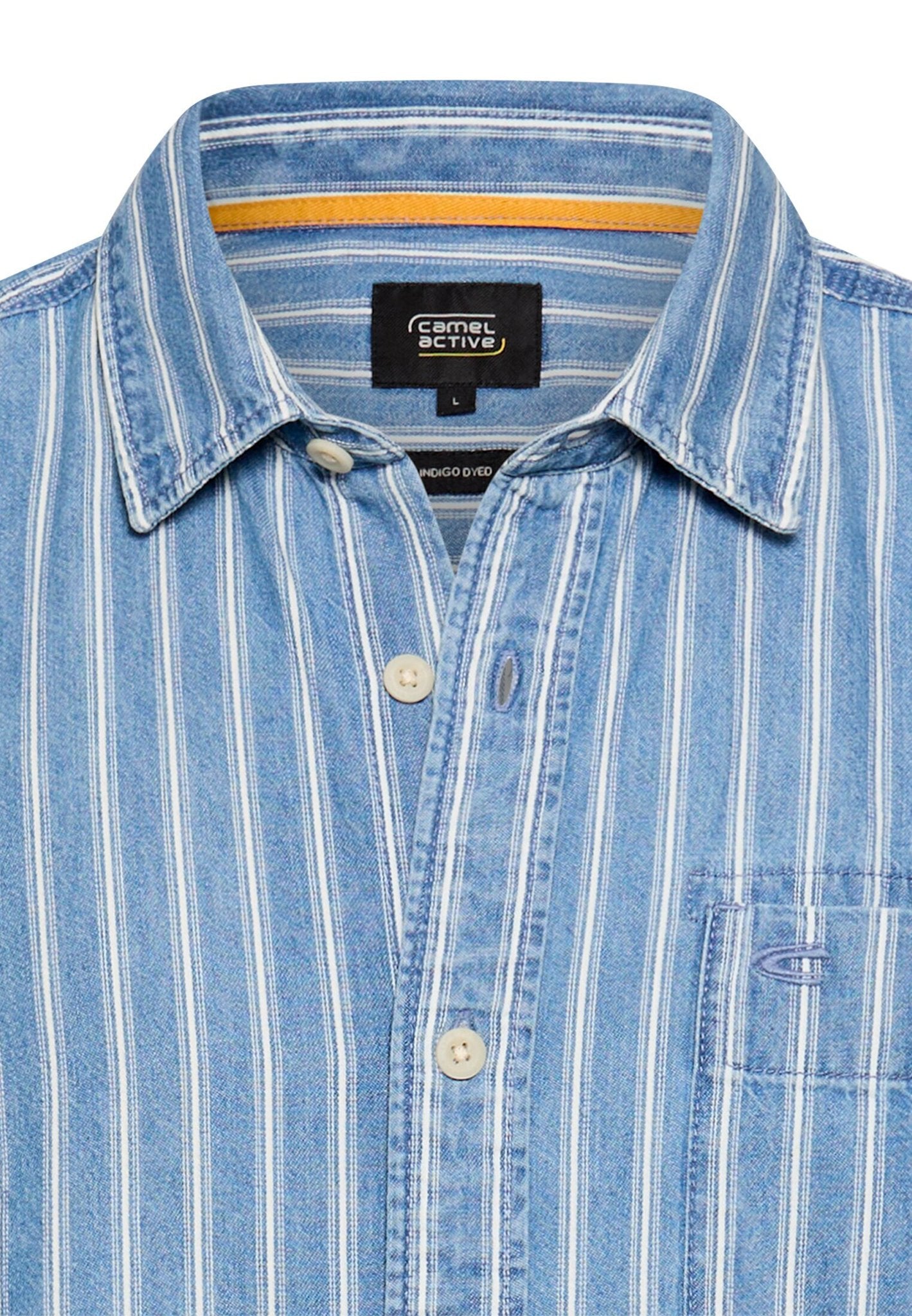Camel active Herren Hemden  Tinted Blue
