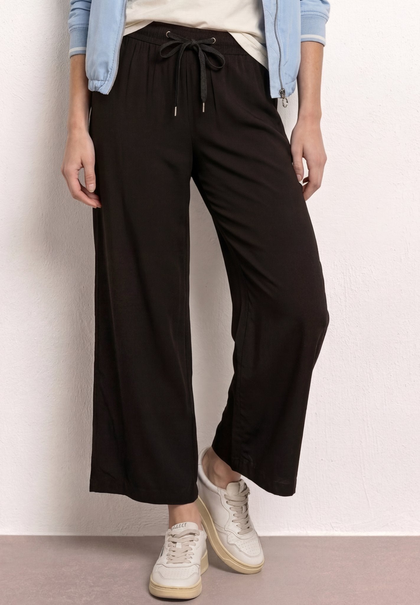 Street One Damen Hosen  Black