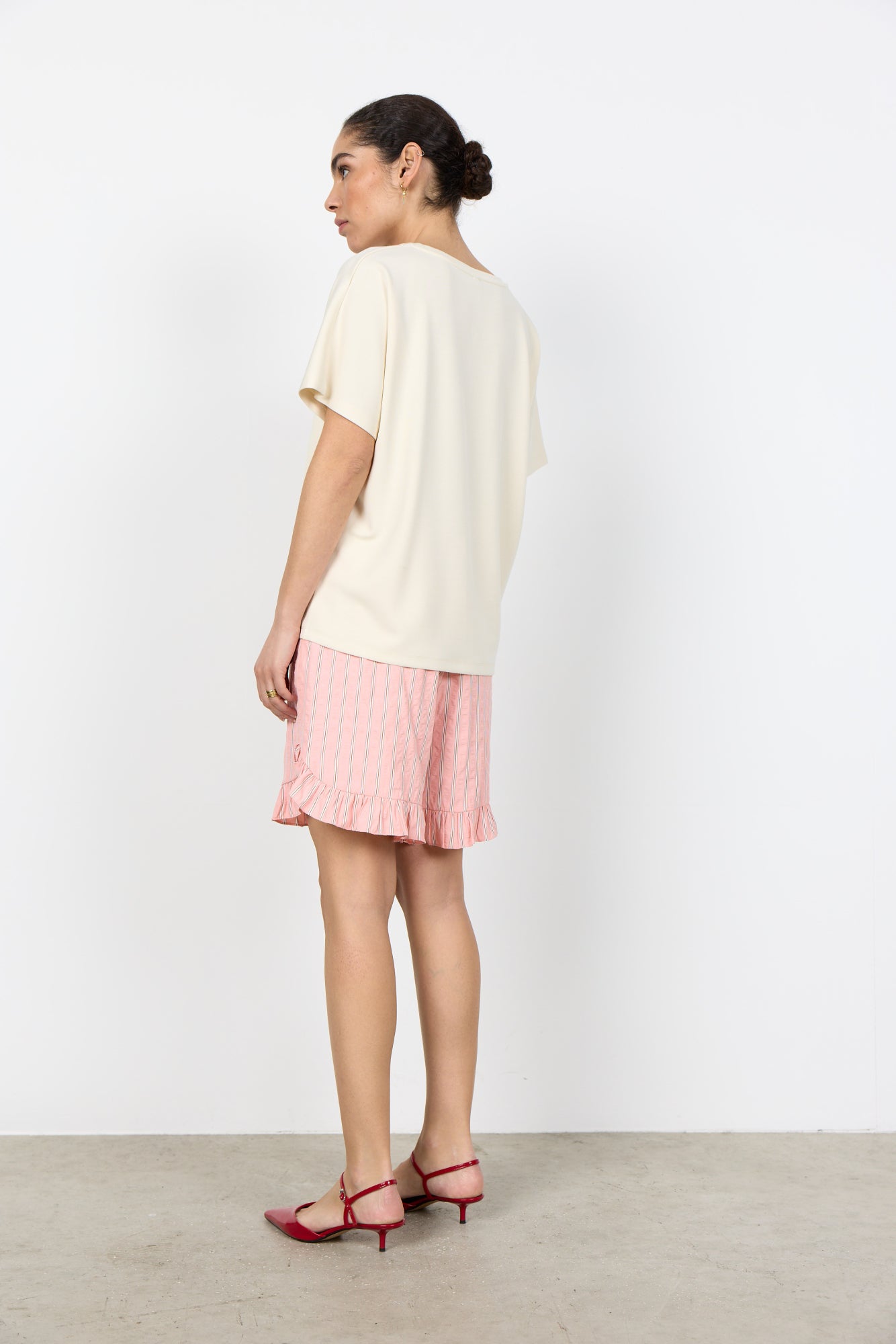 Soya Concept Damen T-Shirts Cream