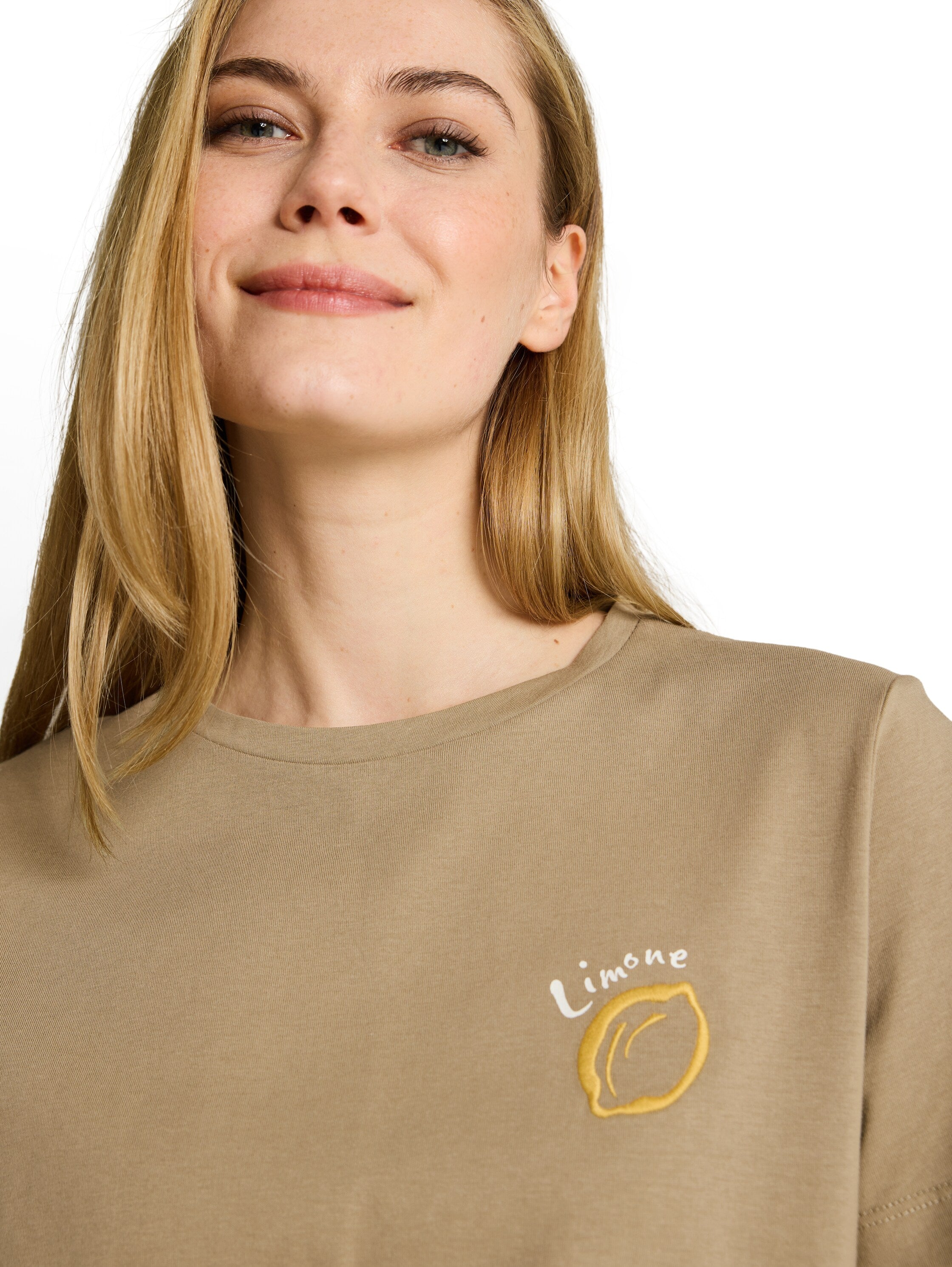 Tom Tailor Damen T-Shirts Silver Olive