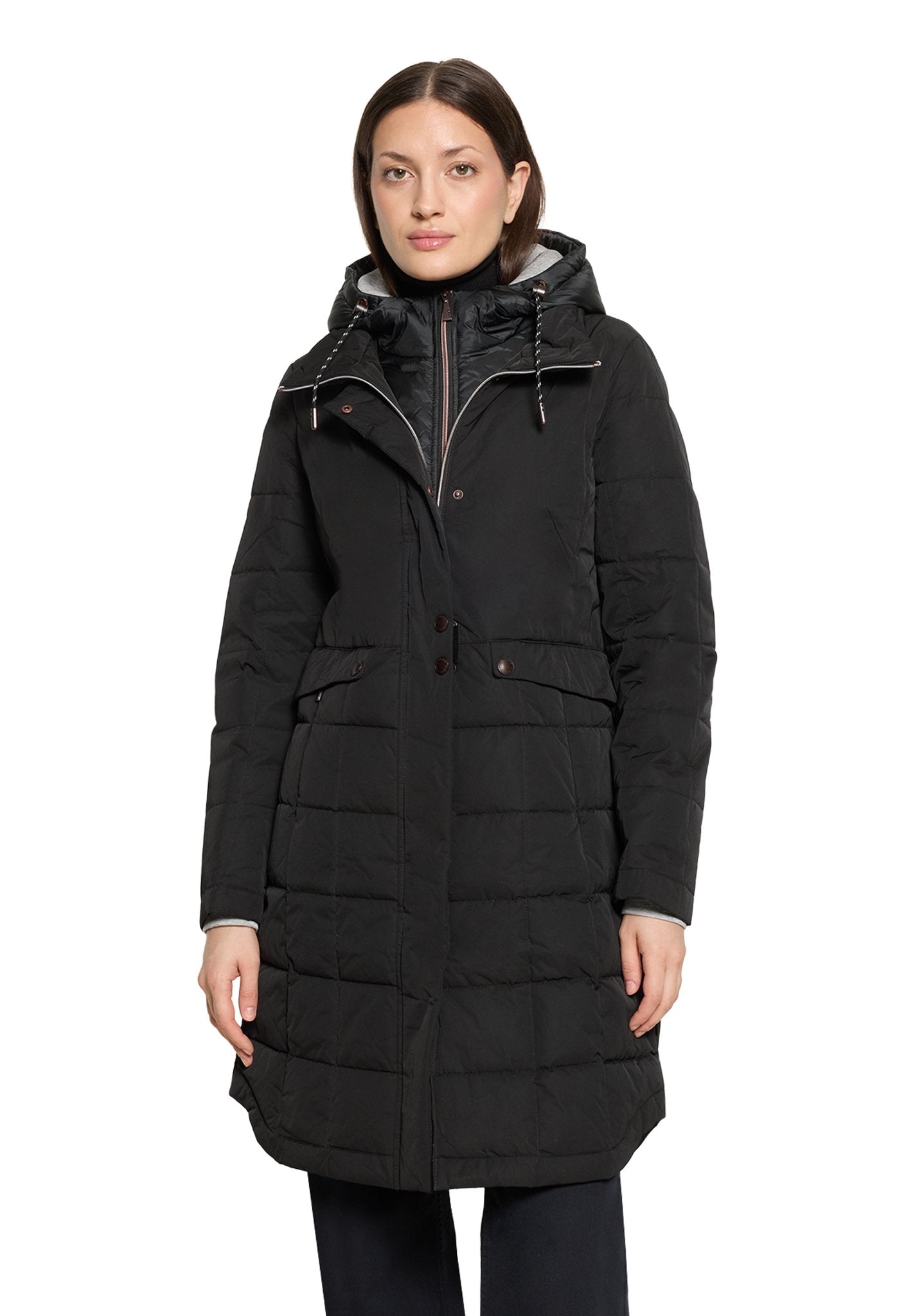 Gil Bret Damen Mantel  Jet Black