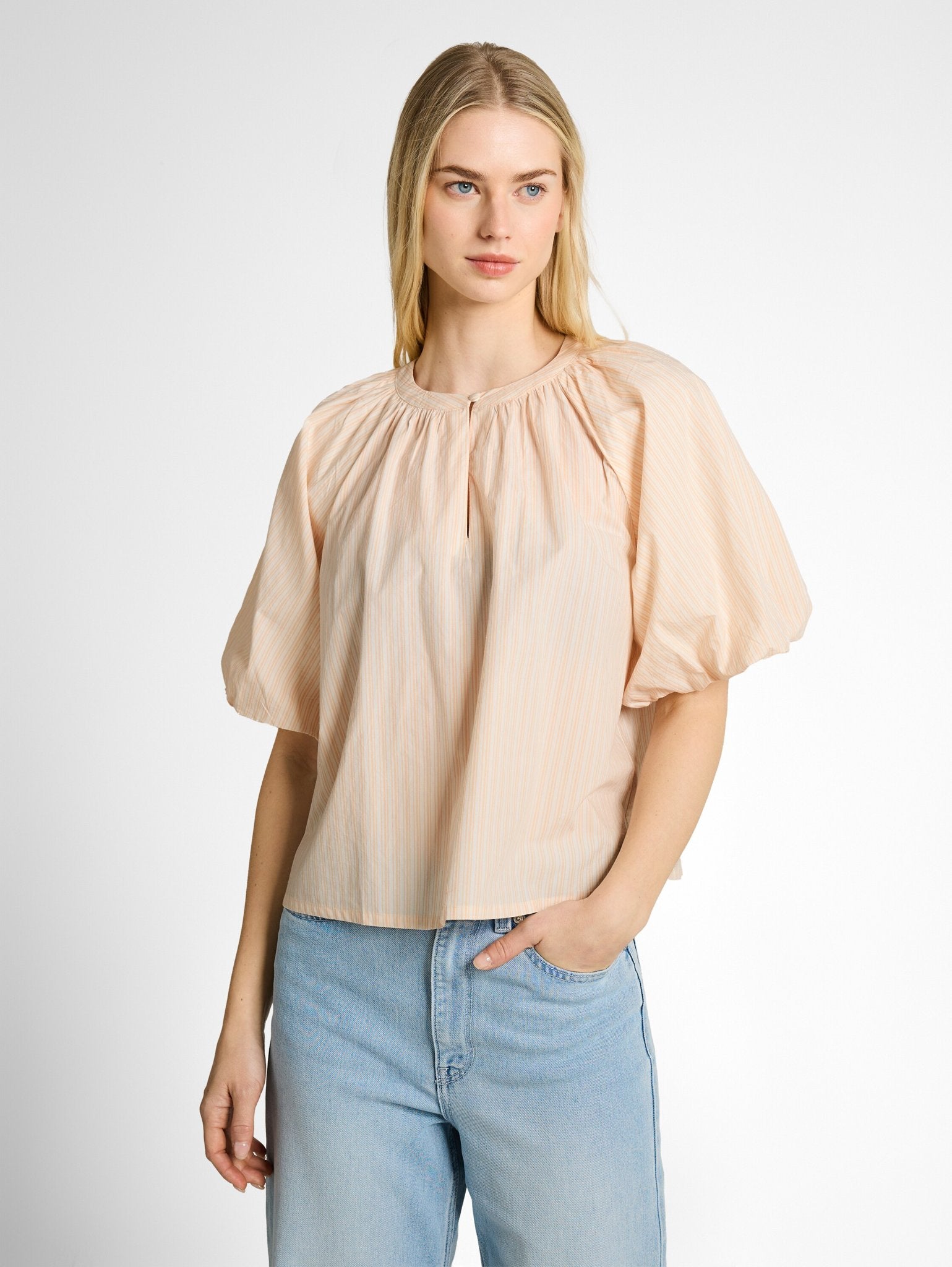 Tom Tailor denim Damen Blusen White Apricot I
