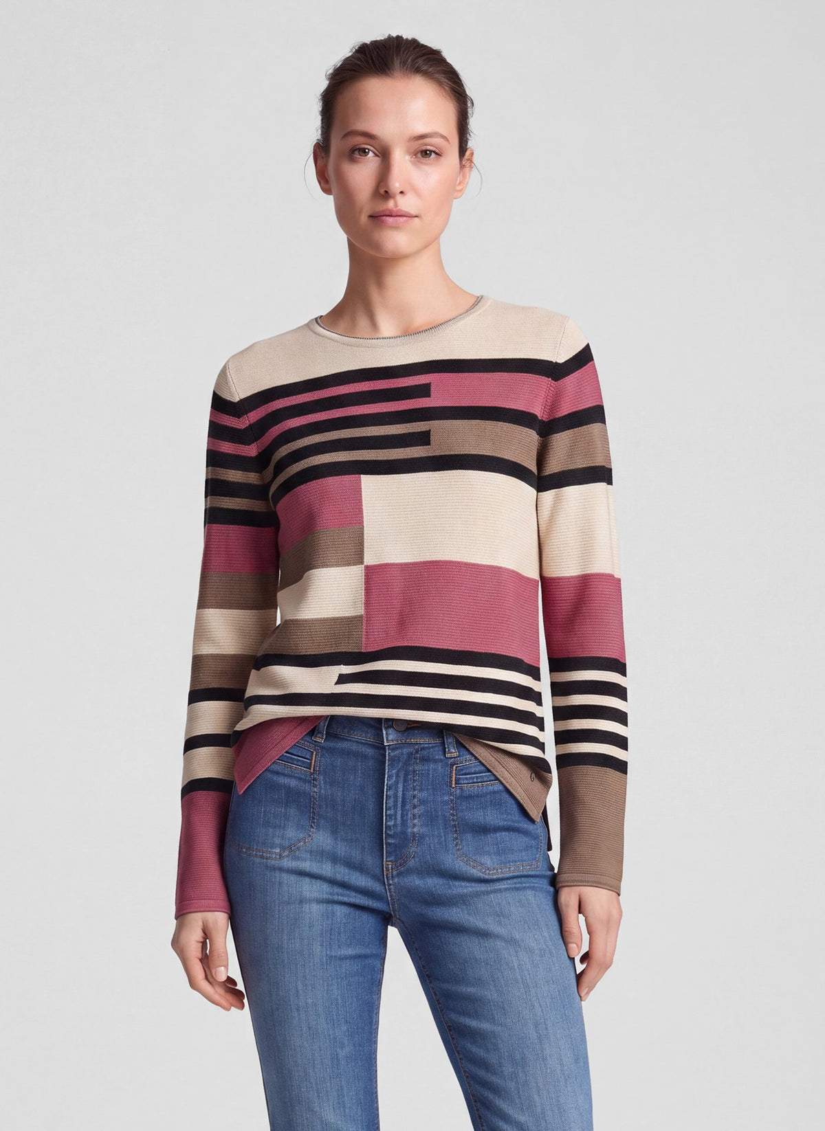 Rabe Damen Pullover Malve