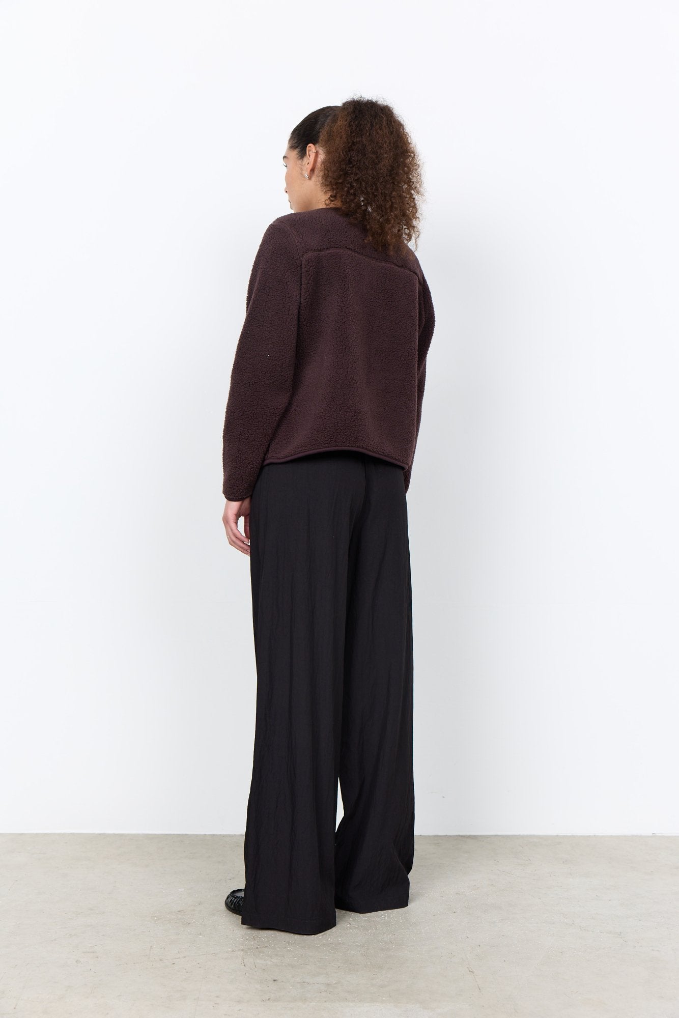 Soya Concept Damen Strickjacken Chocolate Plum