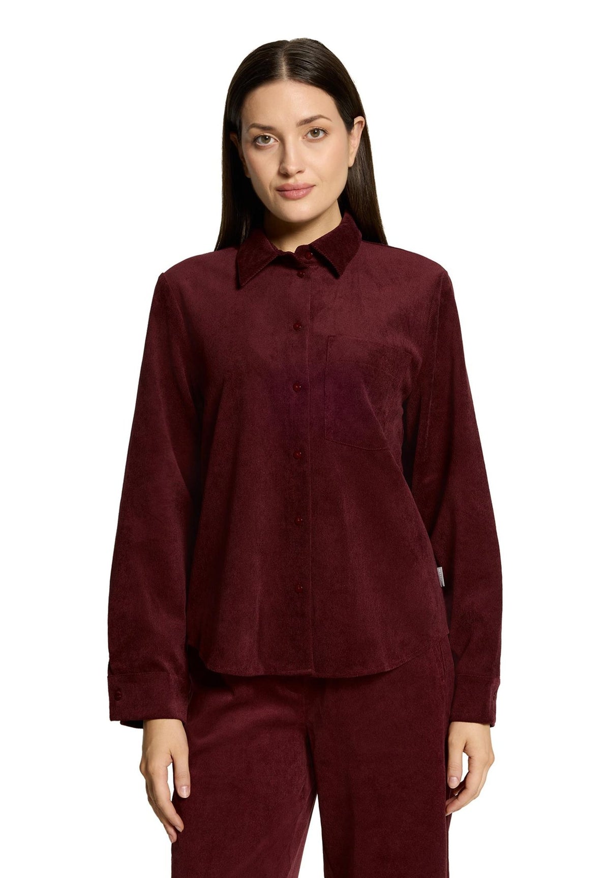 Betty & Co Damen Blusen kurz Fall Burgundy