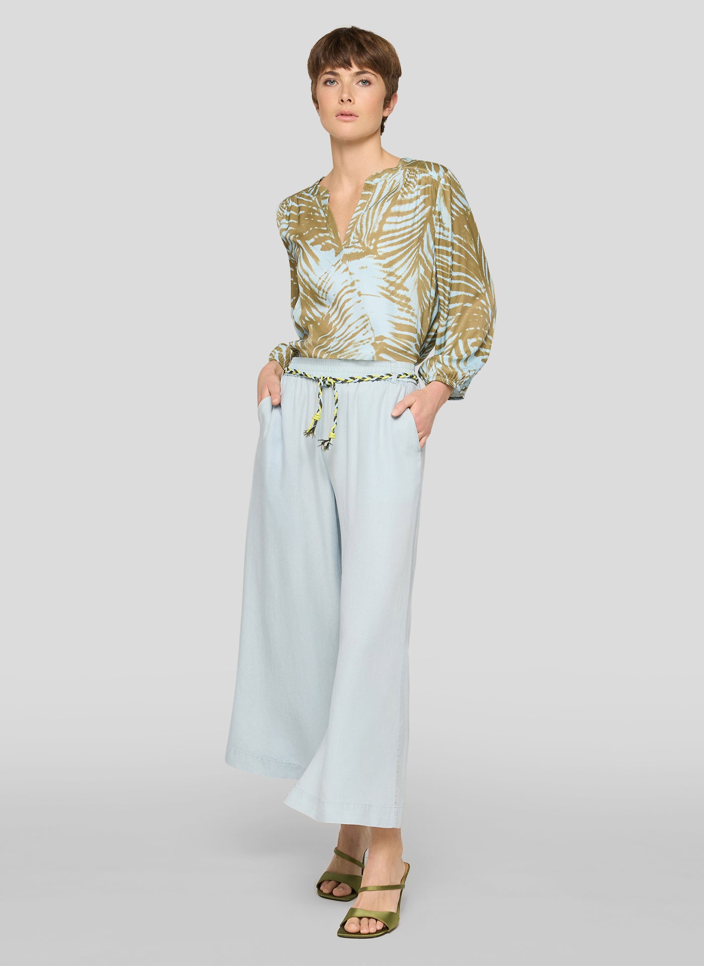 Rabe Damen Blusen Himmelblau