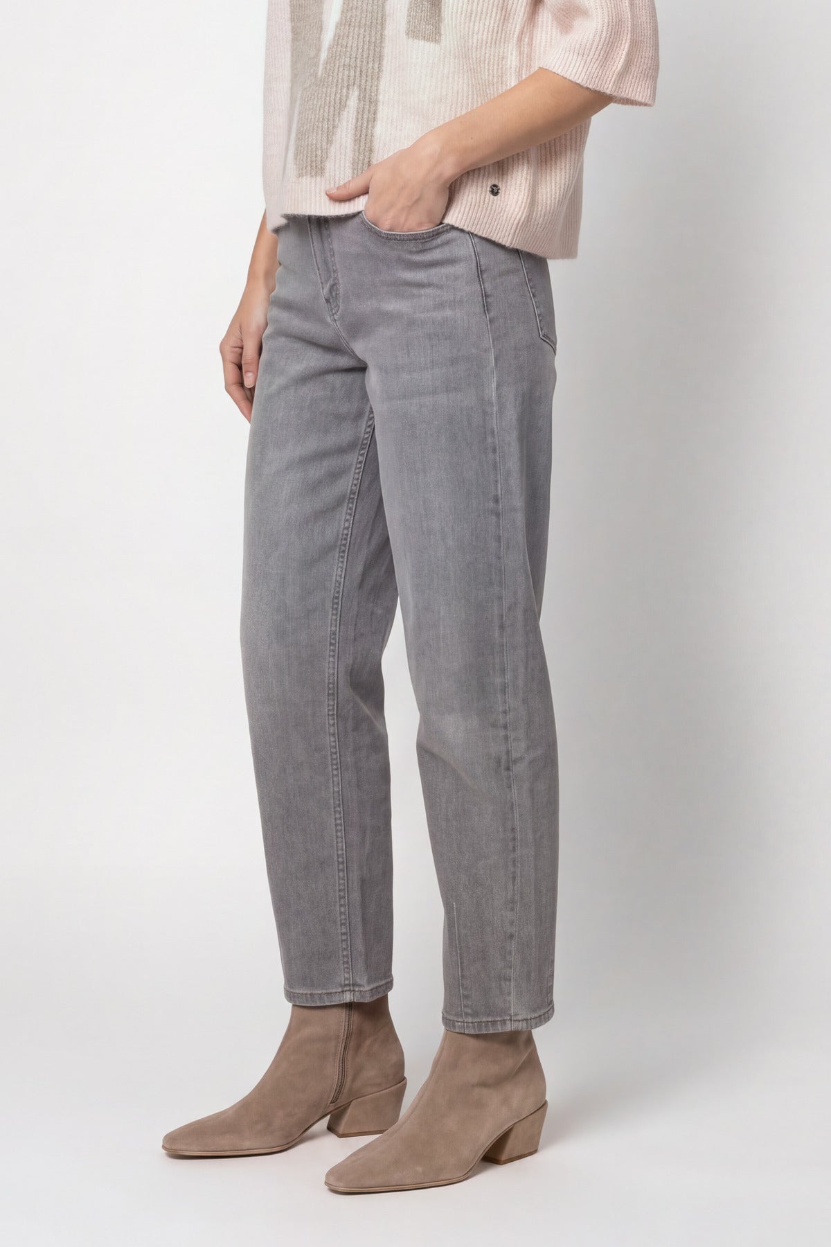Monari Damen Hosen  Light Grey