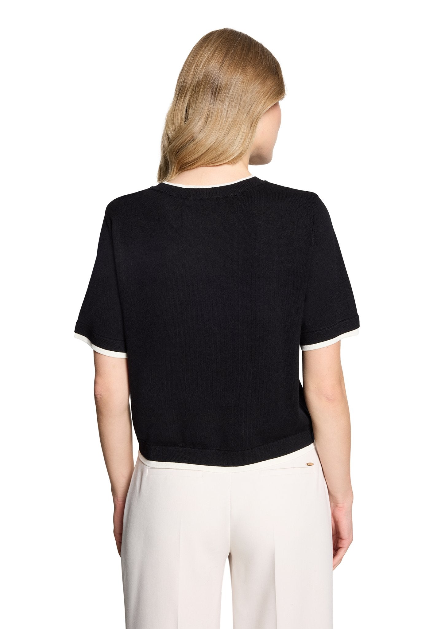 Betty & Co Damen Pullover Black/Cream