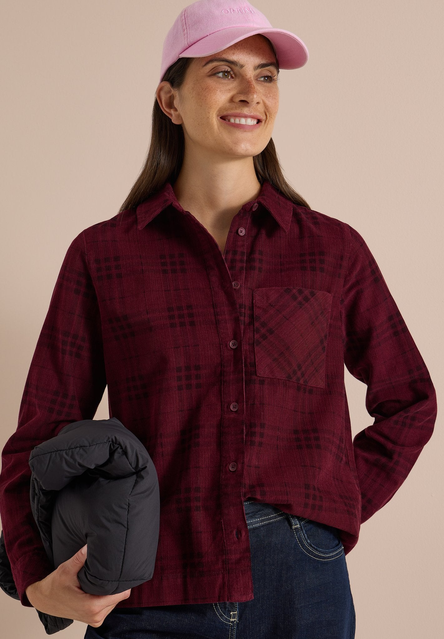 Cecil Damen Blusen  Berry Red