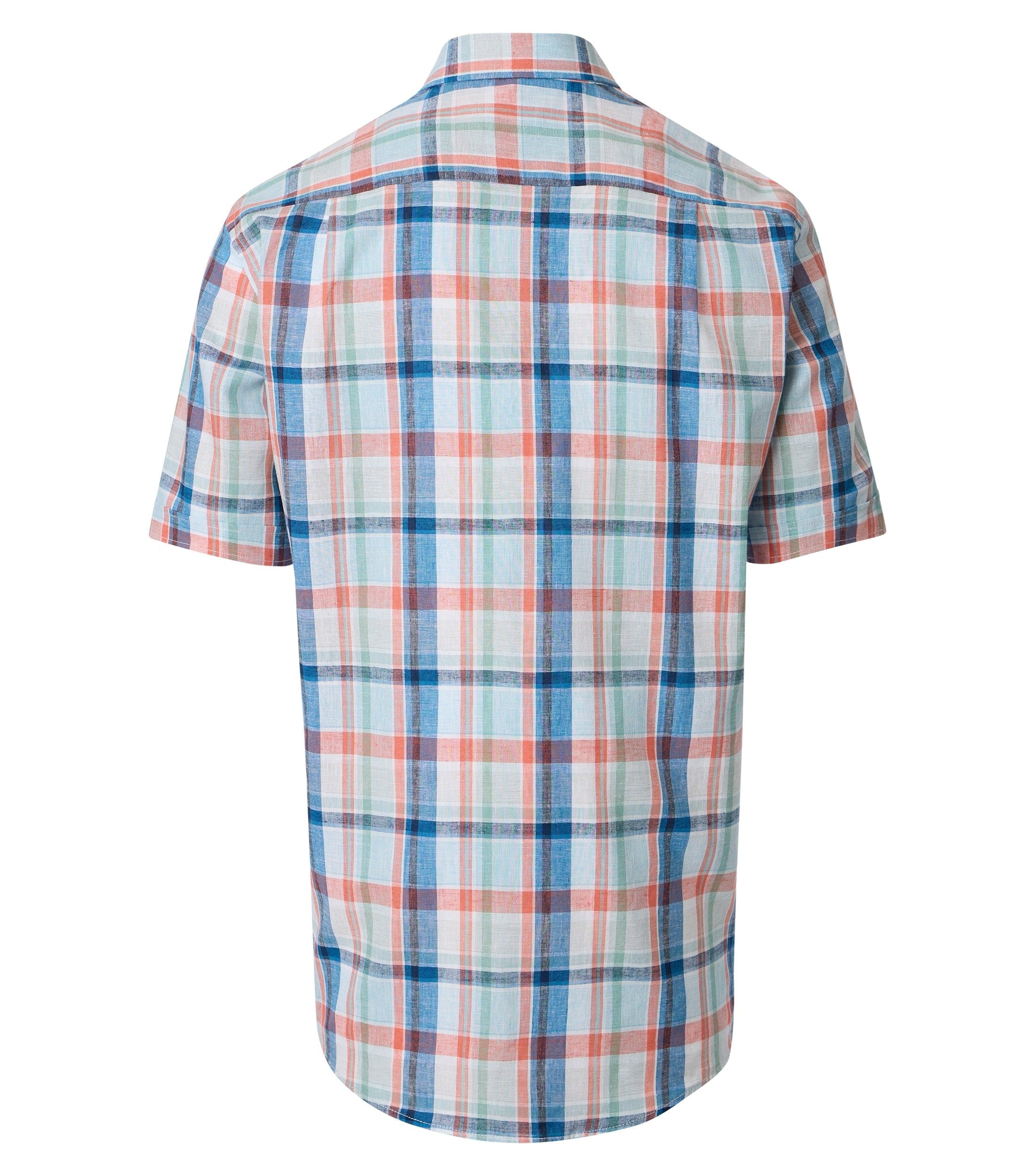 Casa Moda Herren Hemden kurz  Blau