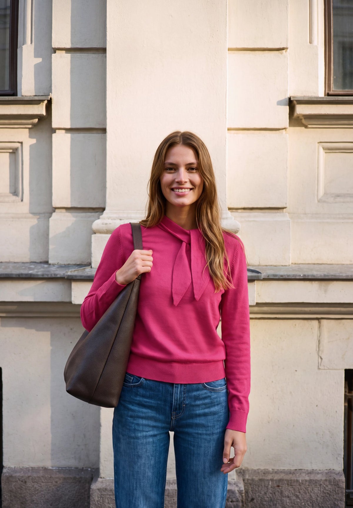 Street One Studio Damen Pullover  Ruby Rasp