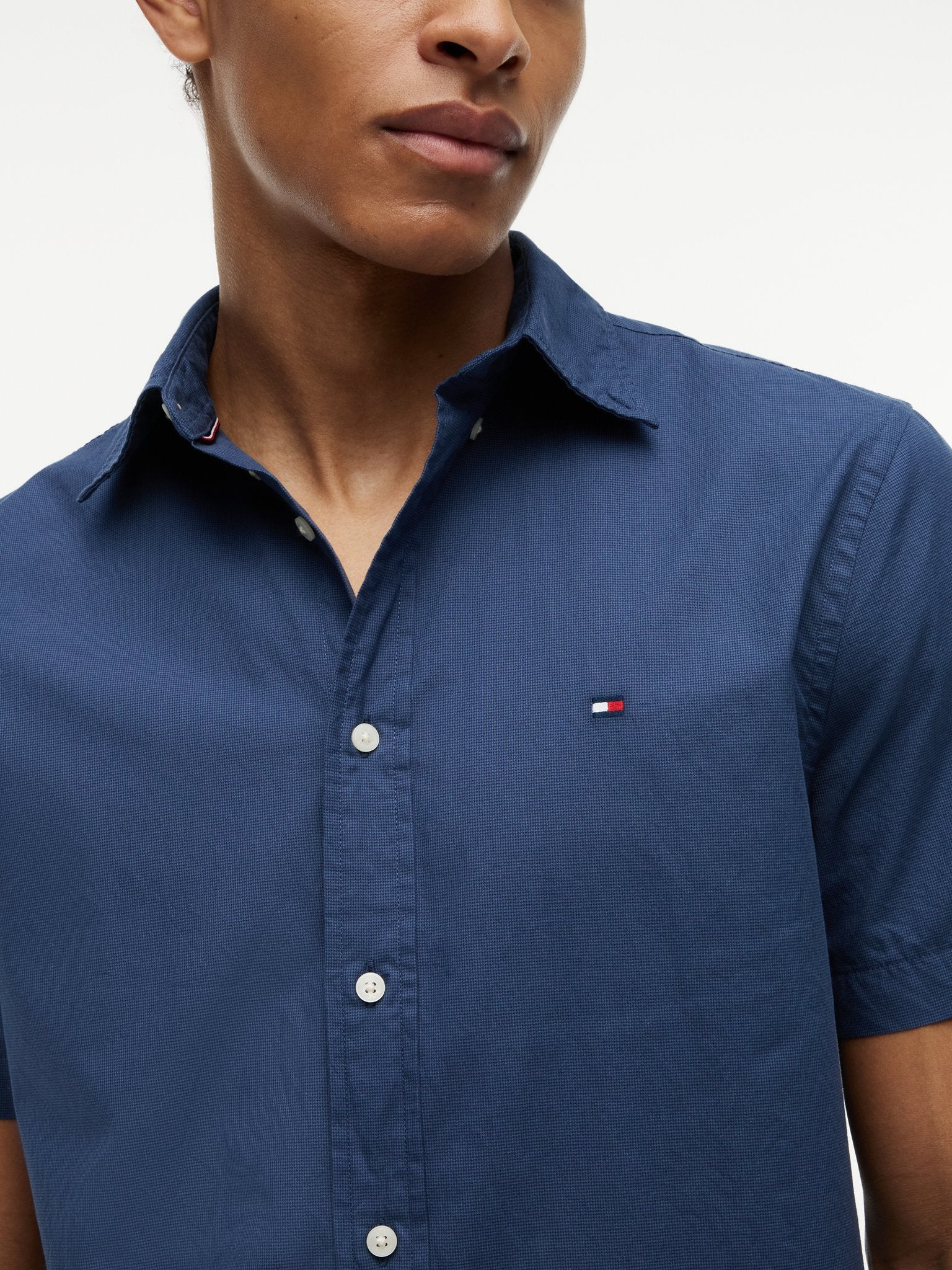 Tommy Hilfiger Herren T-Shirts kurz Mt Blue