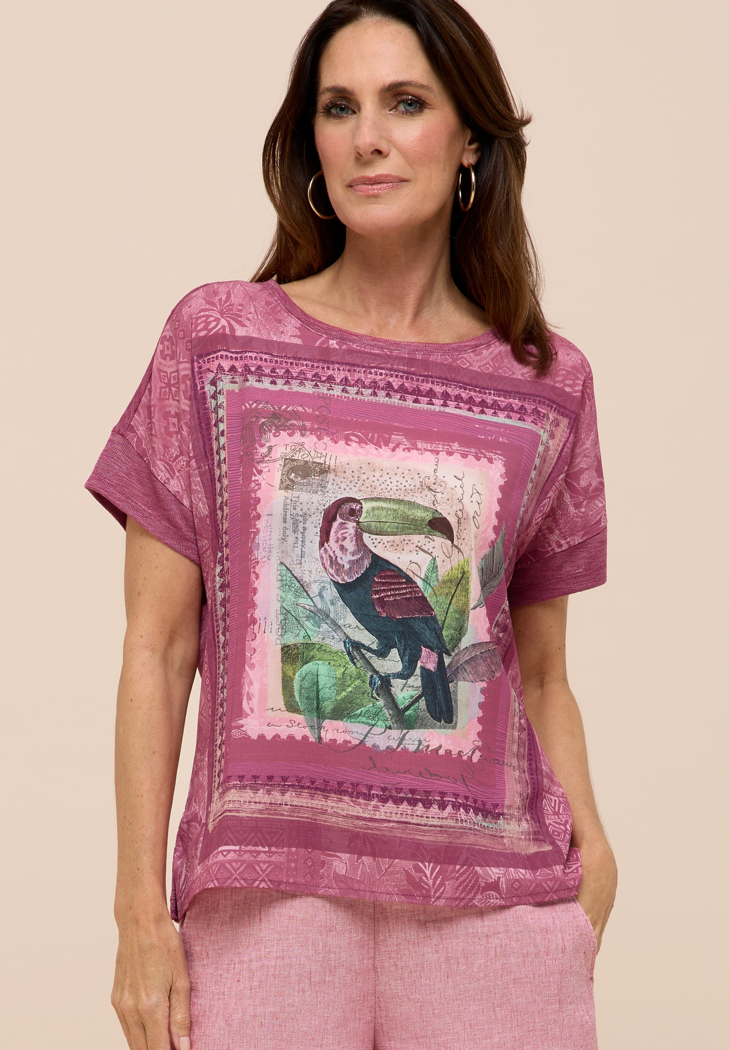 Bianca Damen T-Shirts Raspberry