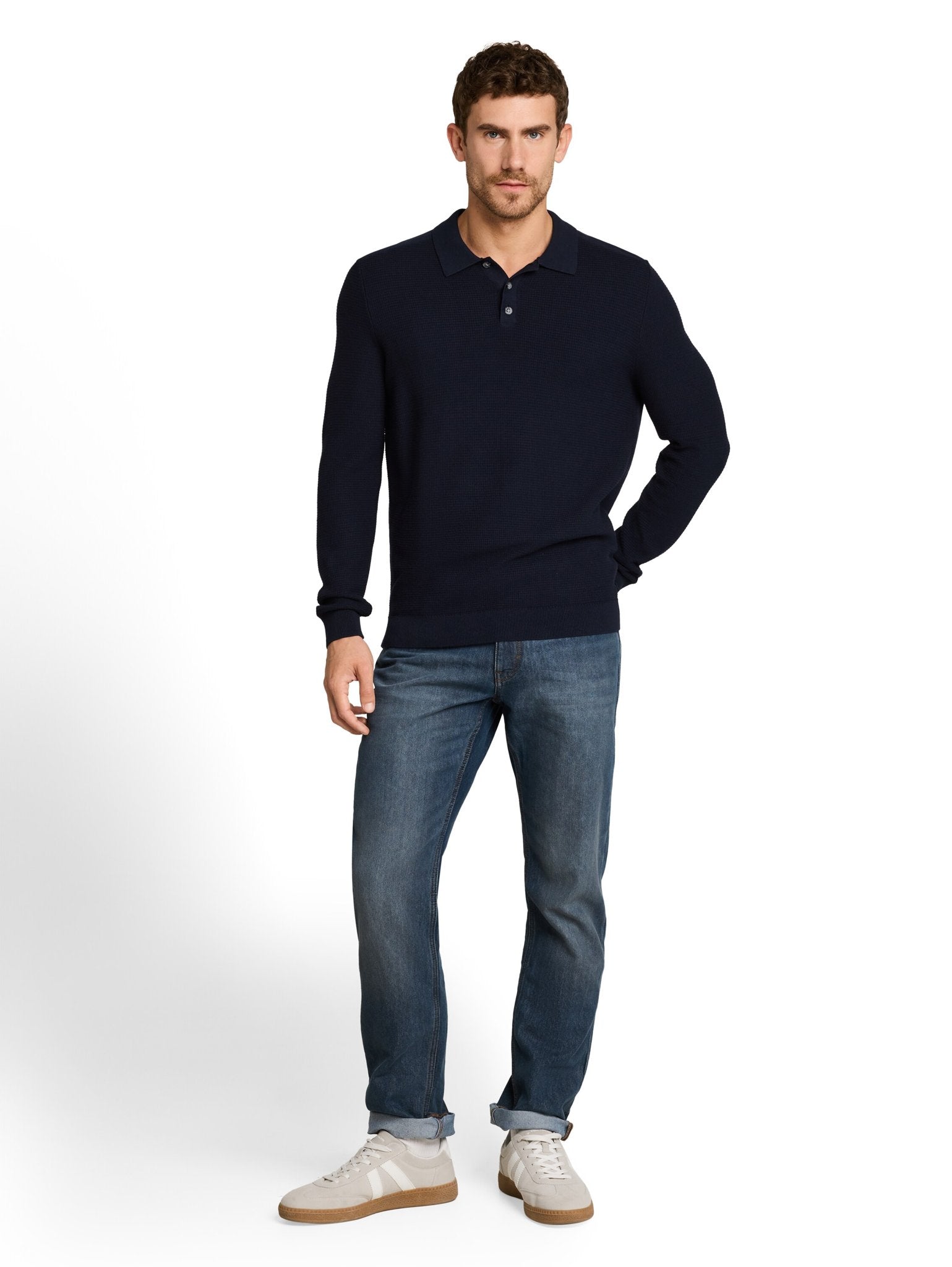 Tom Tailor Herren Pullover Sky Captain Blu