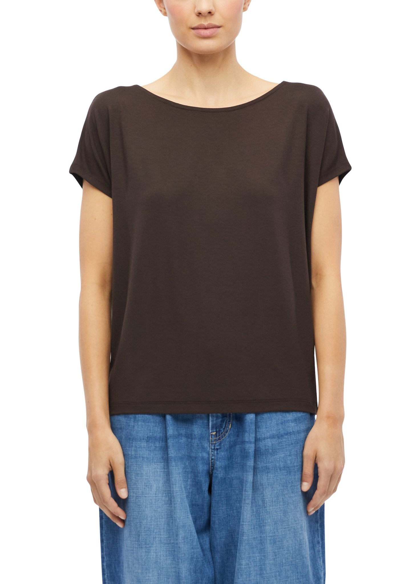 S. Oliver red Damen T-Shirts Brown
