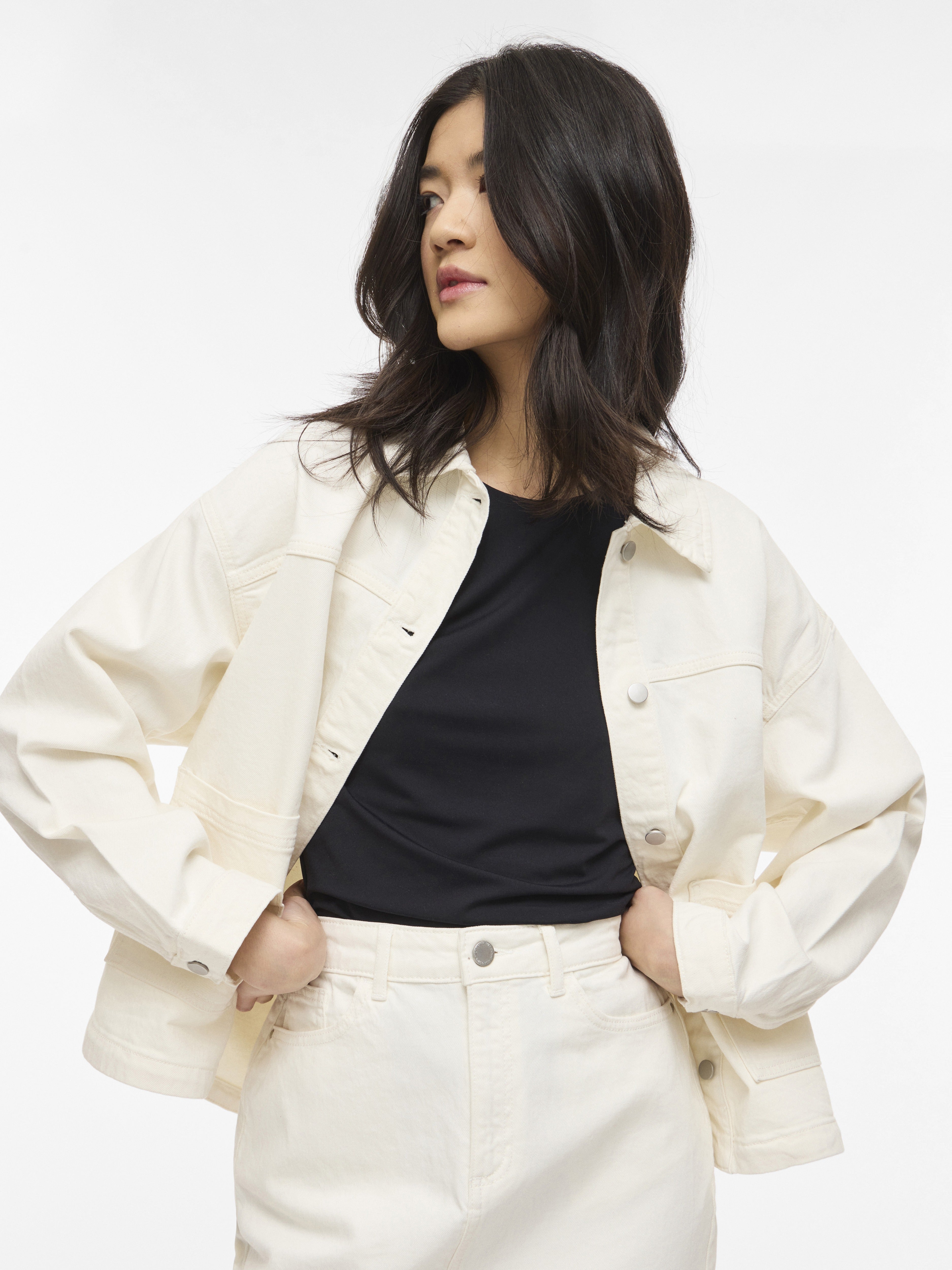 Jacke - Cloud Dancer Denim