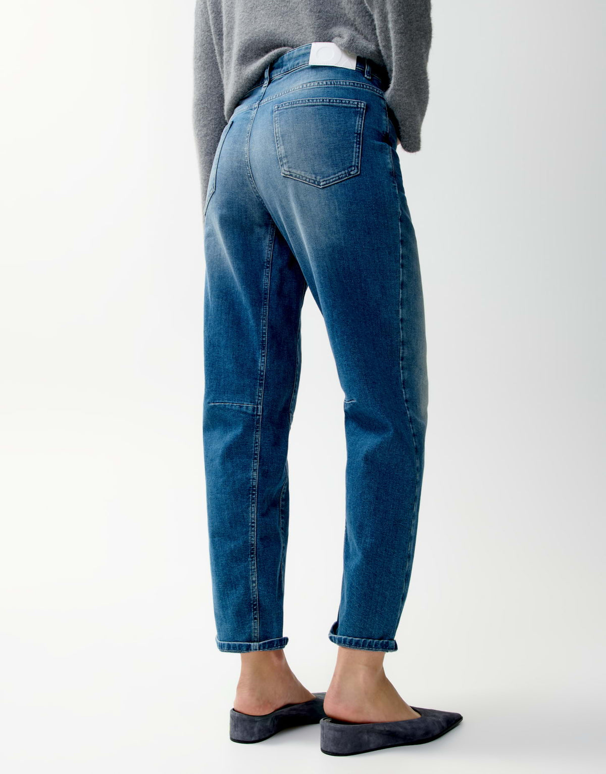 Opus Pants Damen Jeans  Mid Blue