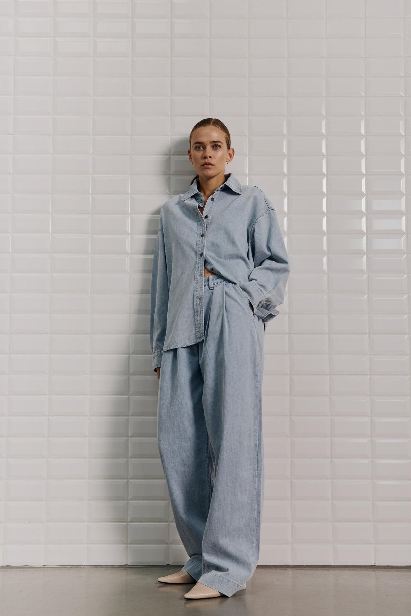 Withblack Damen Tops Ocean Blue