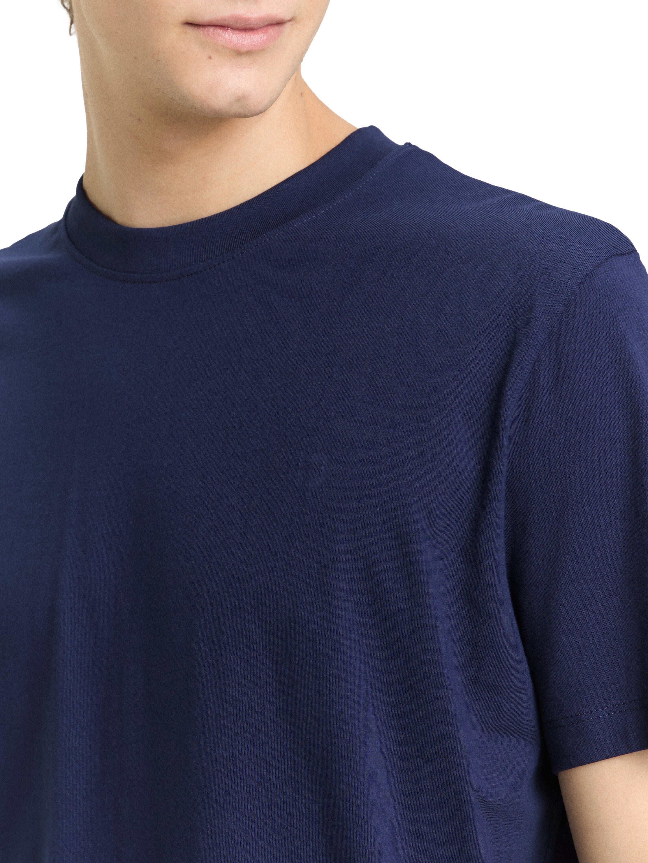 Tom Tailor denim Herren T-Shirts kurz Dark Blueberry