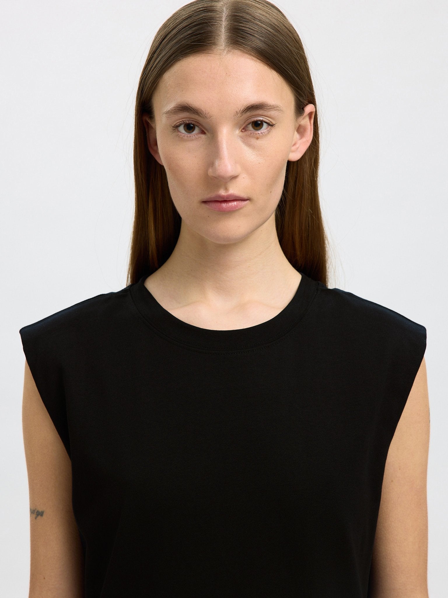 Selected Femme Damen Kleider Black
