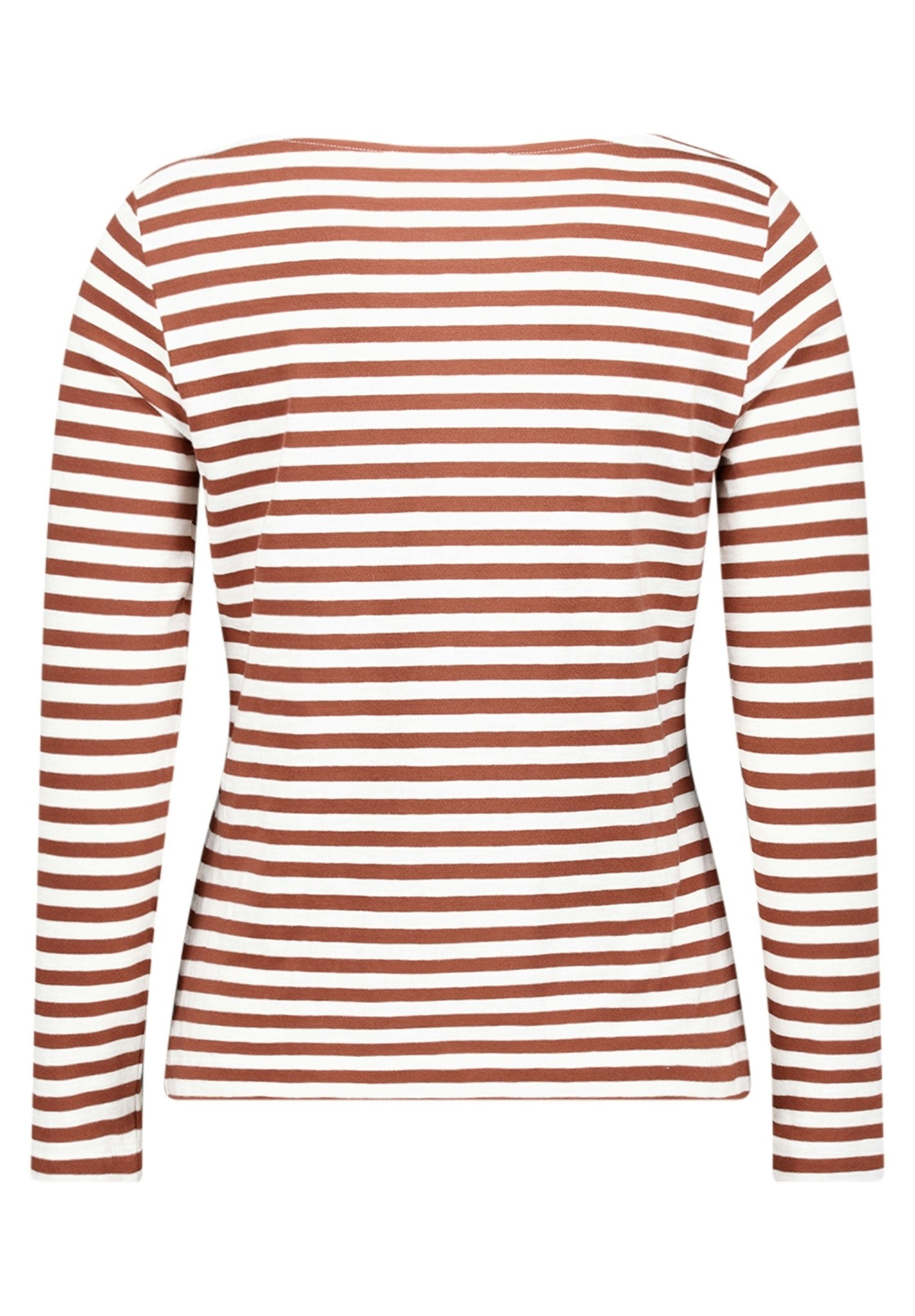 Betty & Co Damen T-Shirts Brown/Cream