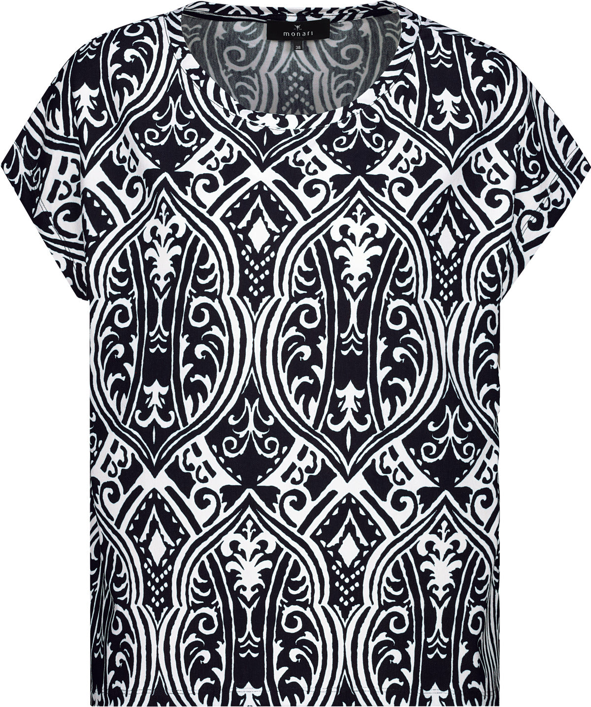 Monari Damen T-Shirts  Schwarz Gem